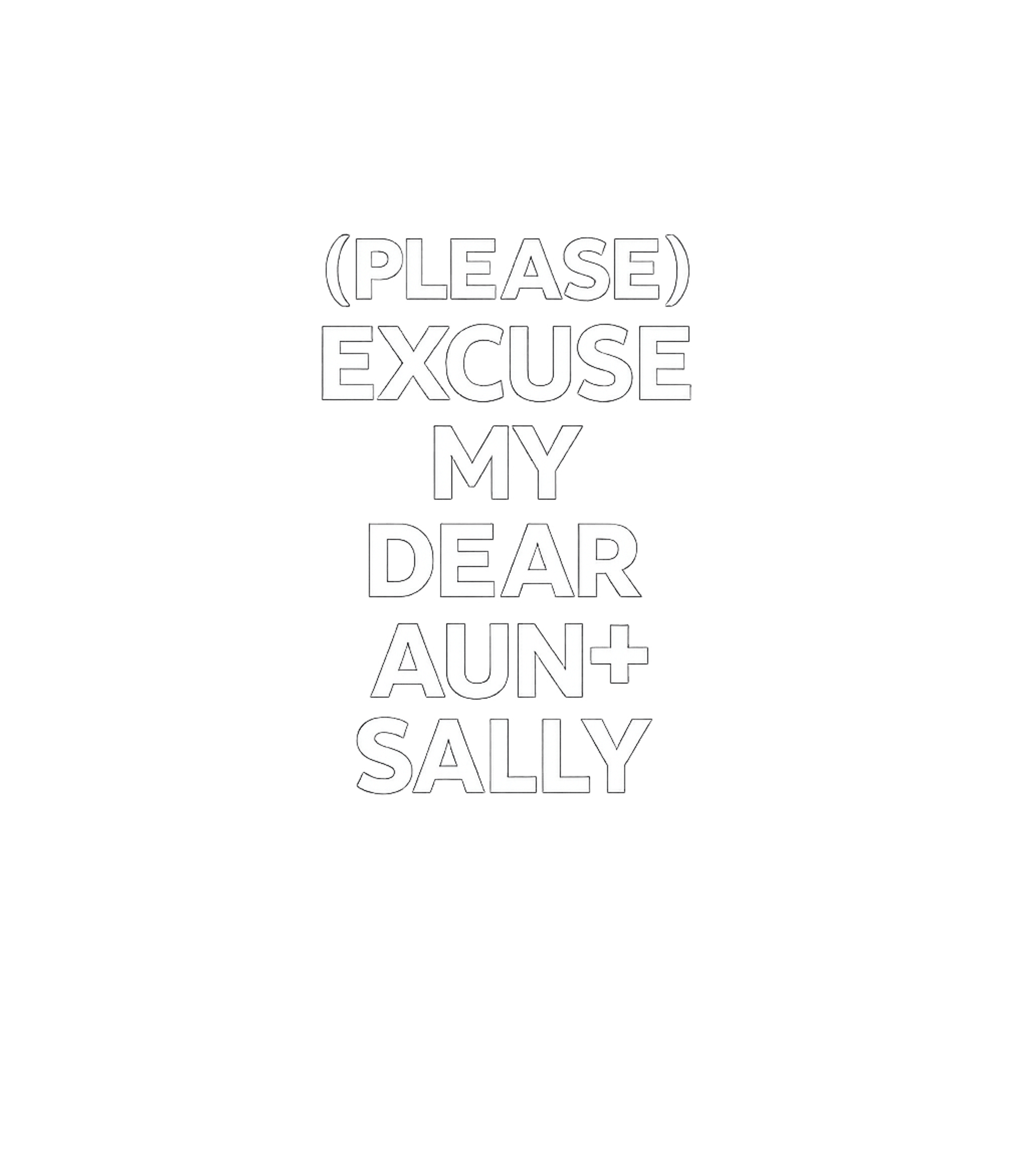 Dear Aunt Sally Math