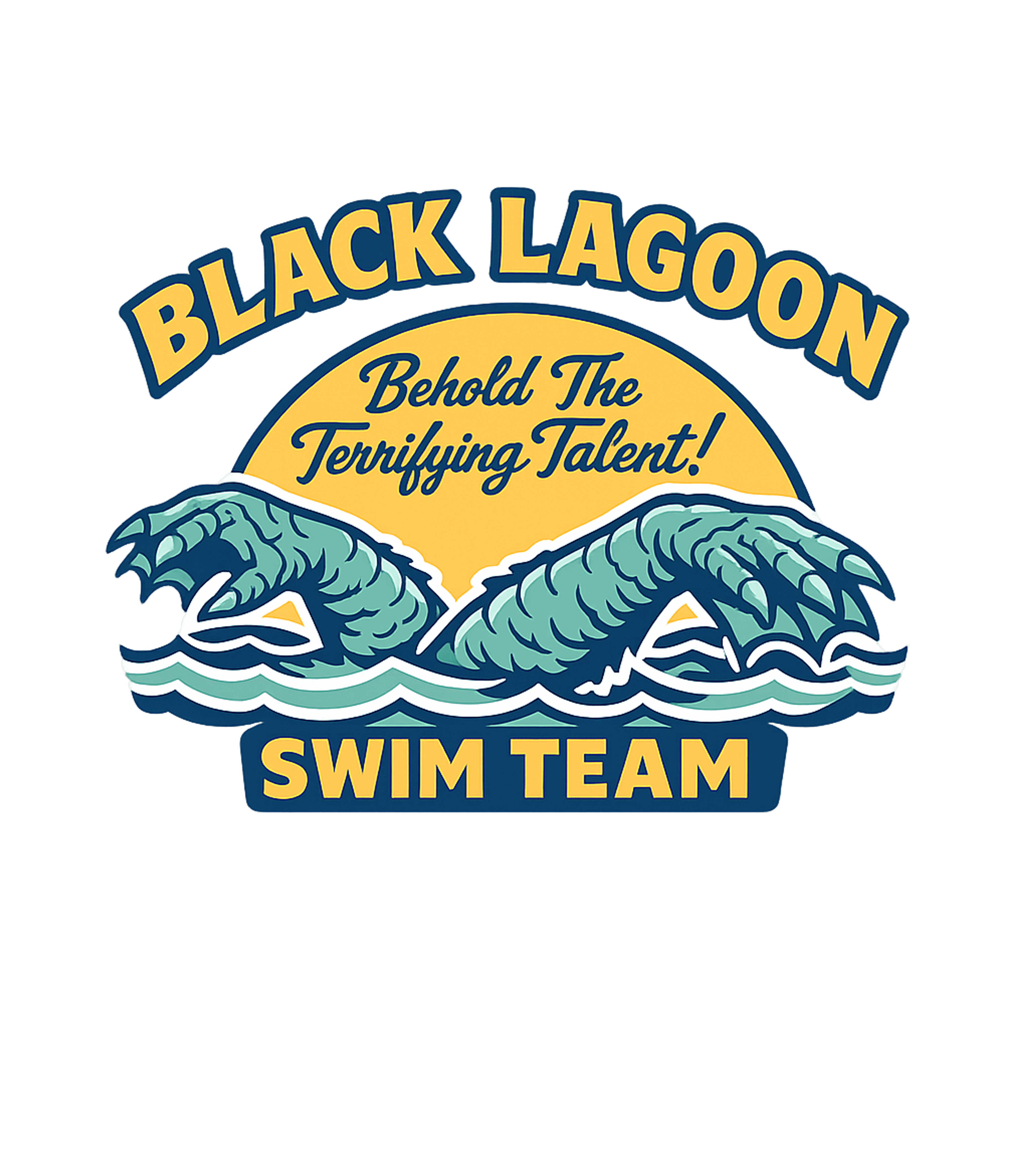 Black Lagoon Swim Team Kid's Toddler Tee