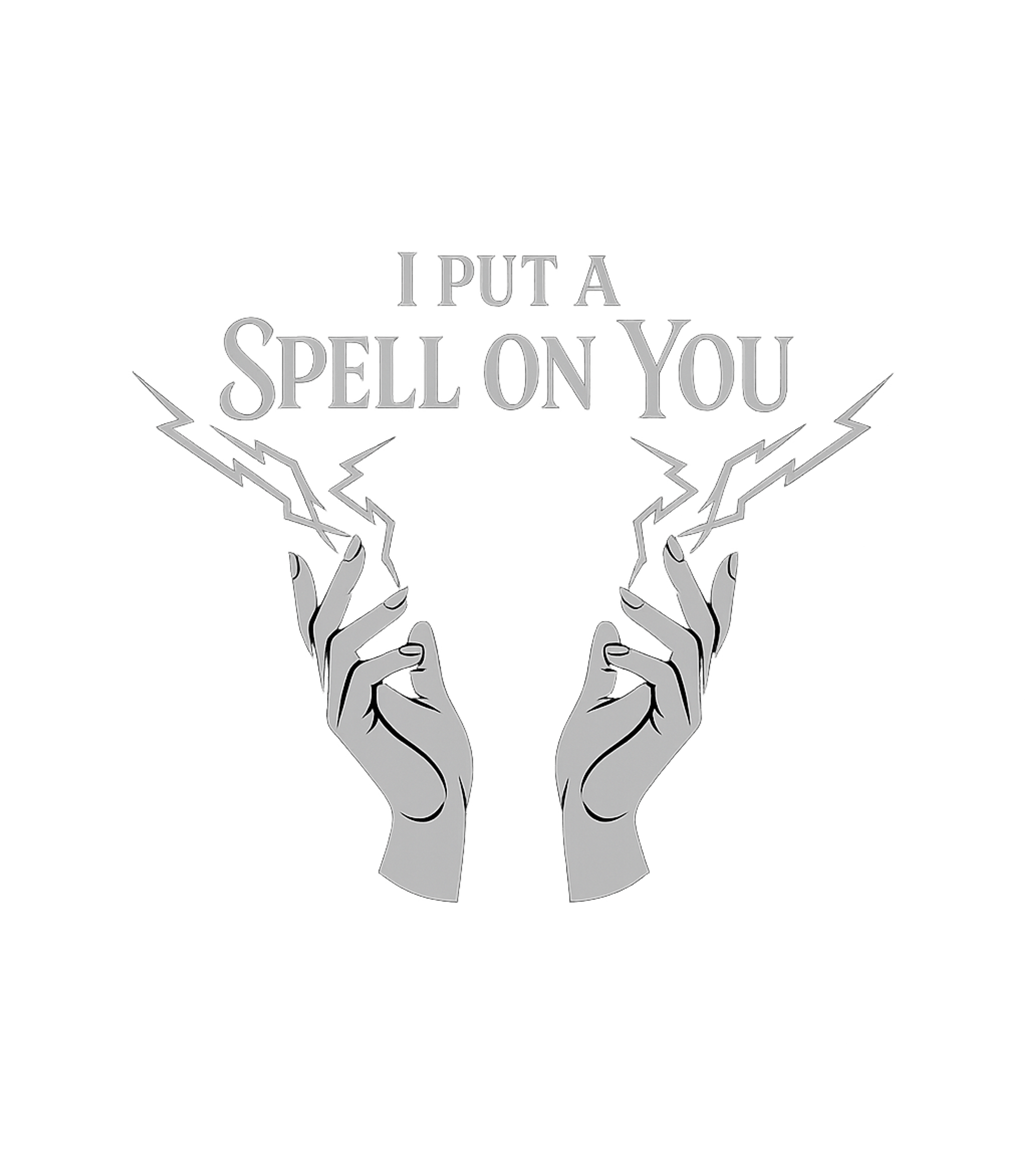 I Put A Spell On You Women's Crop Tee