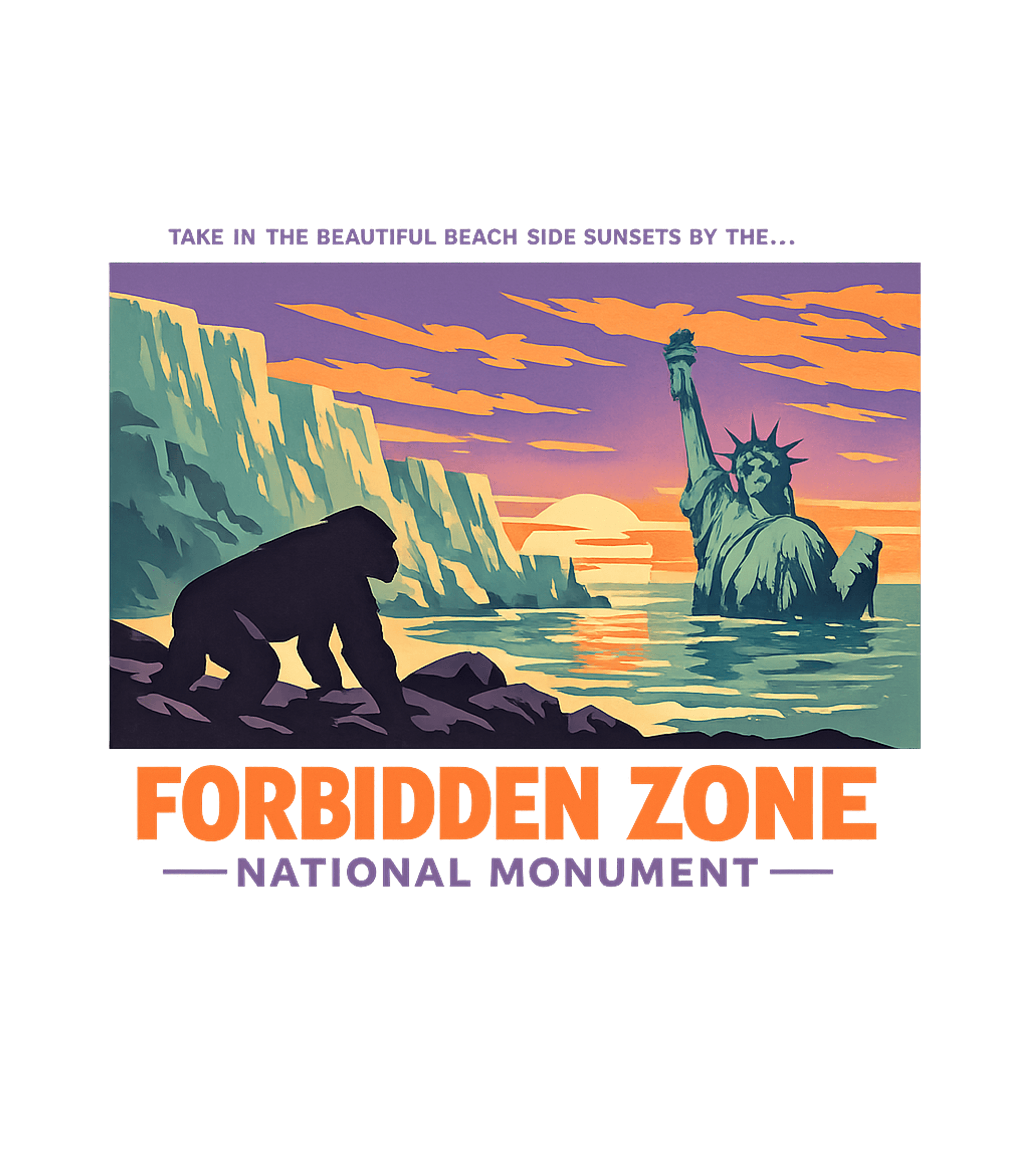 Forbidden Zone National Monument Women's V-Neck Tee