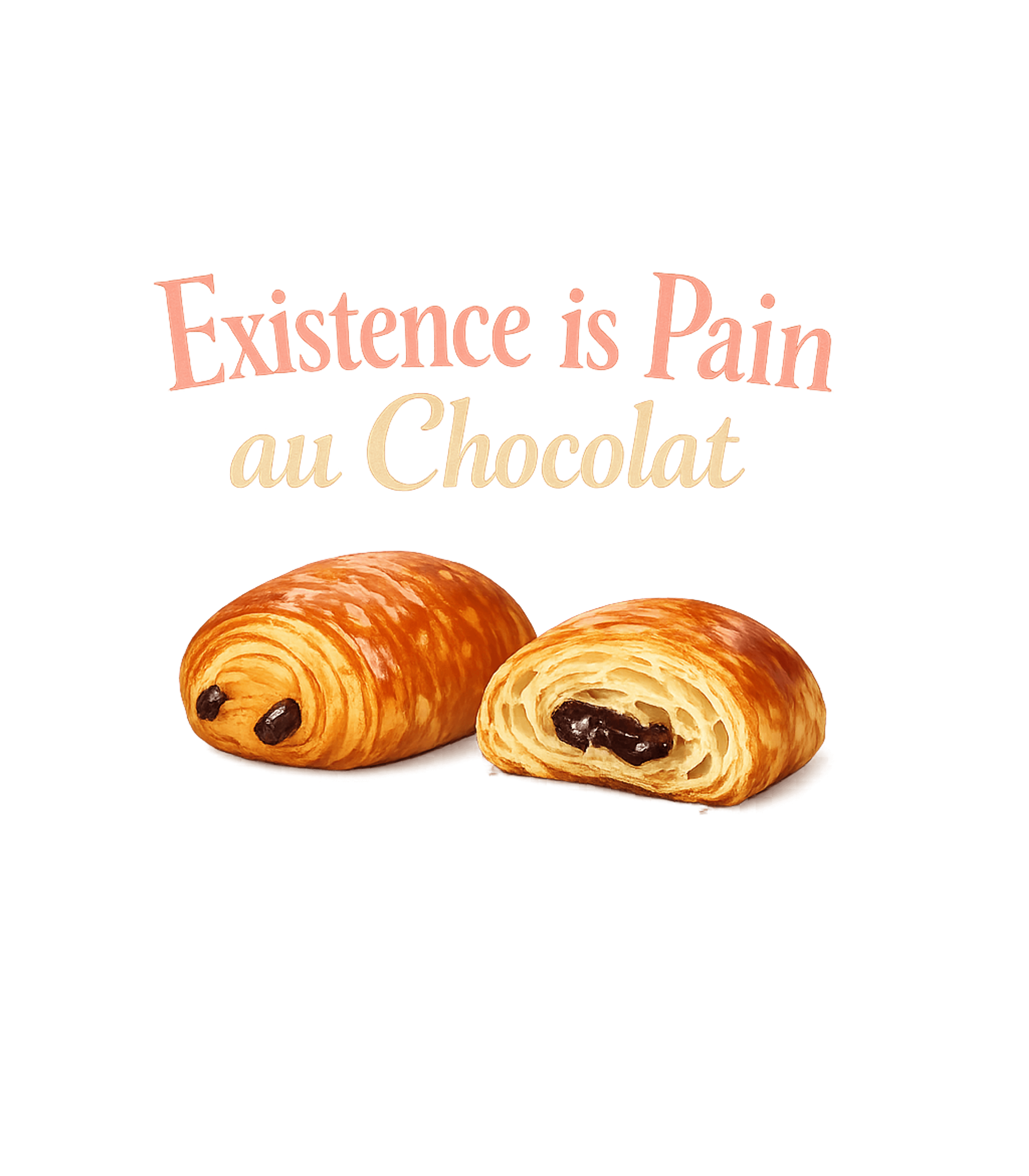 Existence Is Pain Au Chocolat Women's V-Neck Tee