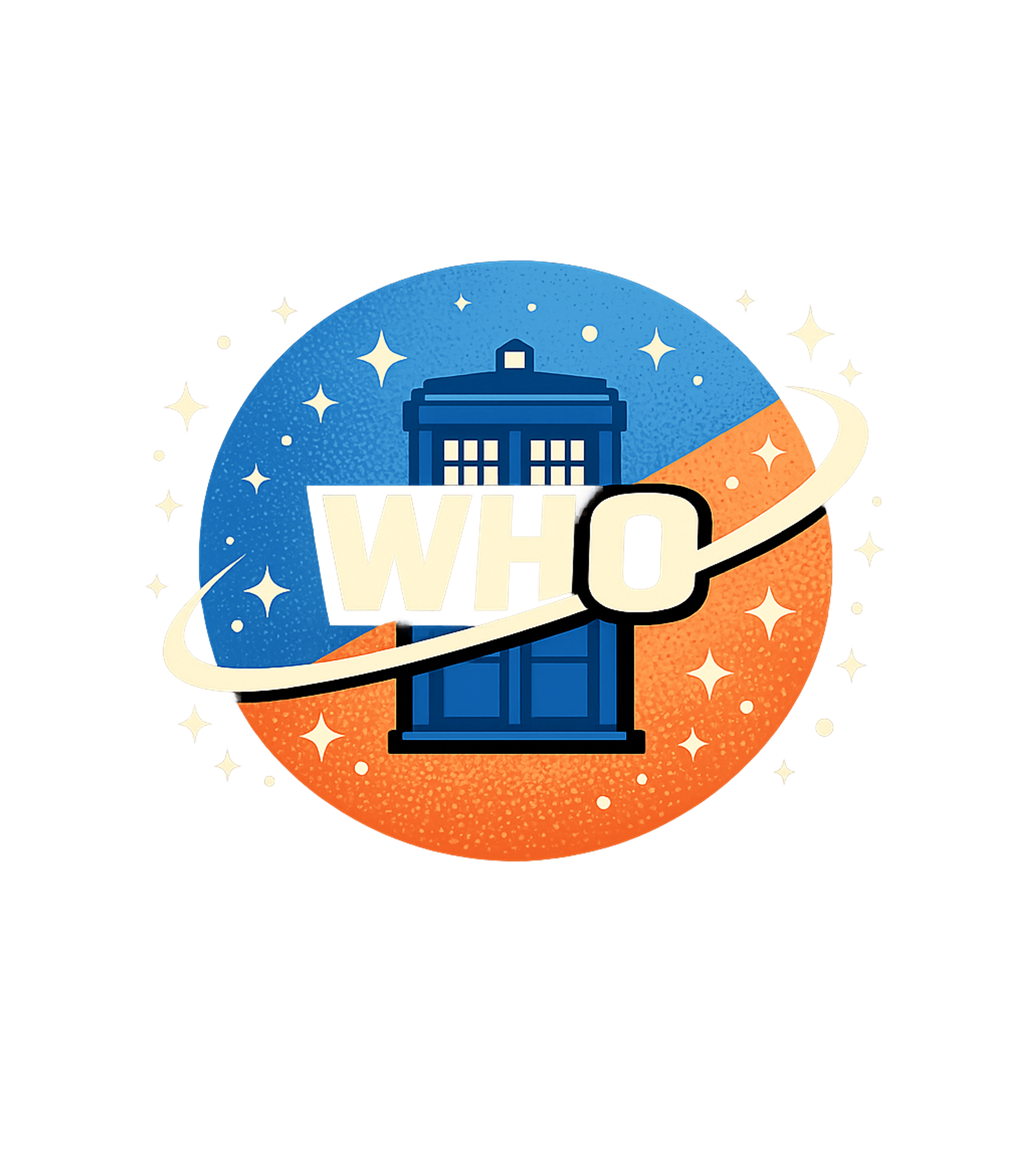 Who Space Administration Women's V-Neck Tee