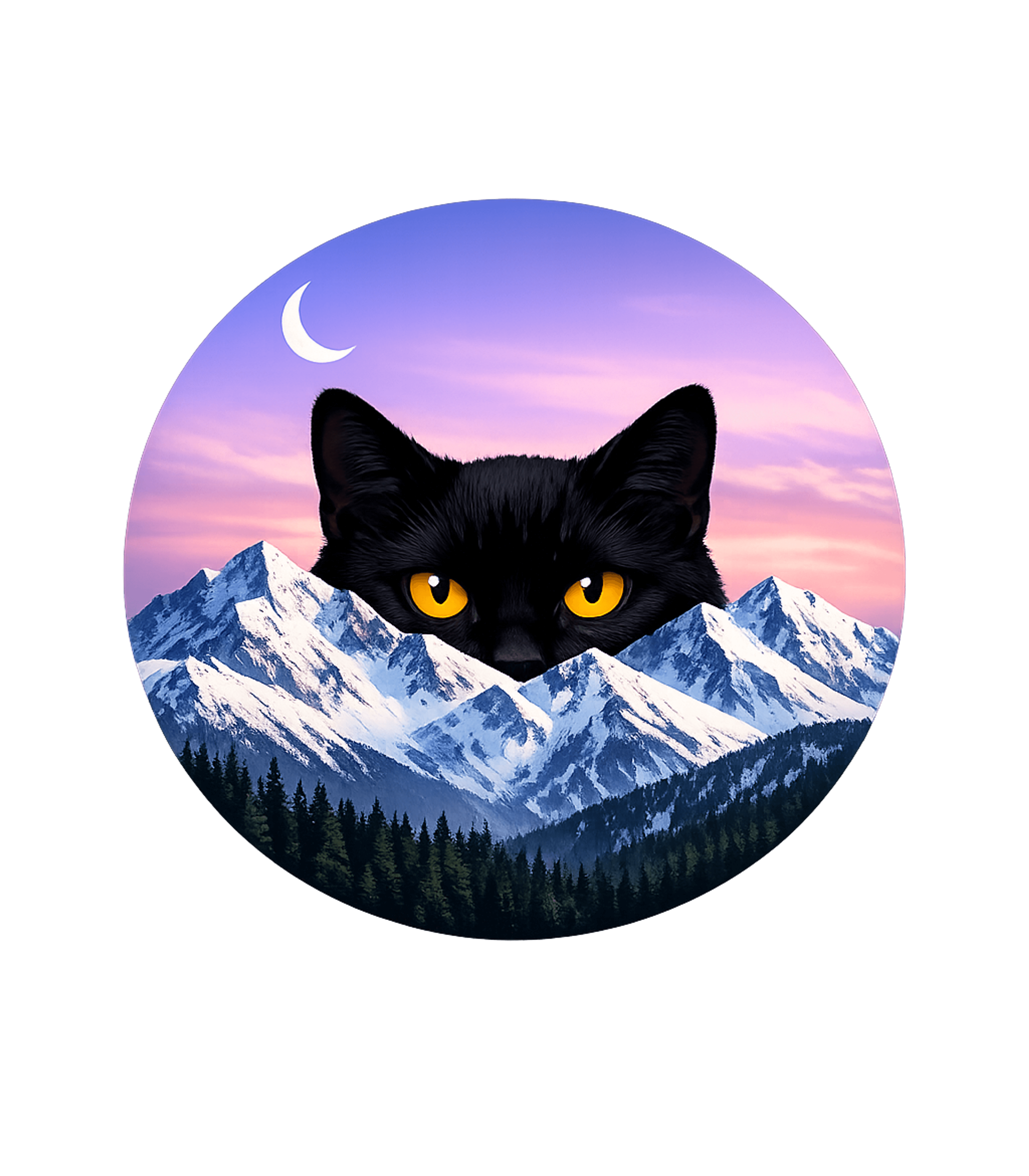 Meowntain Women's V-Neck Tee