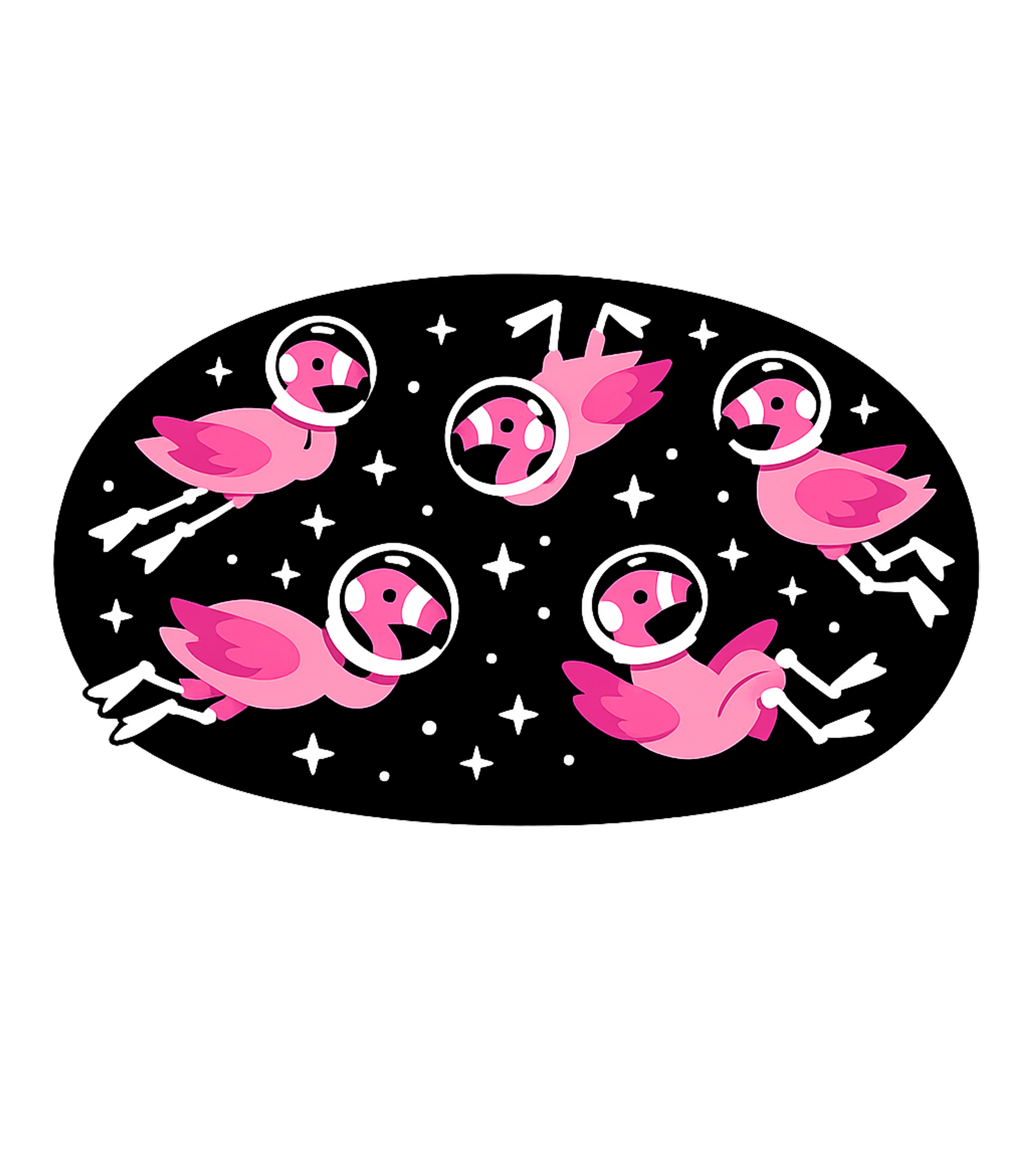 Flamingos in Space