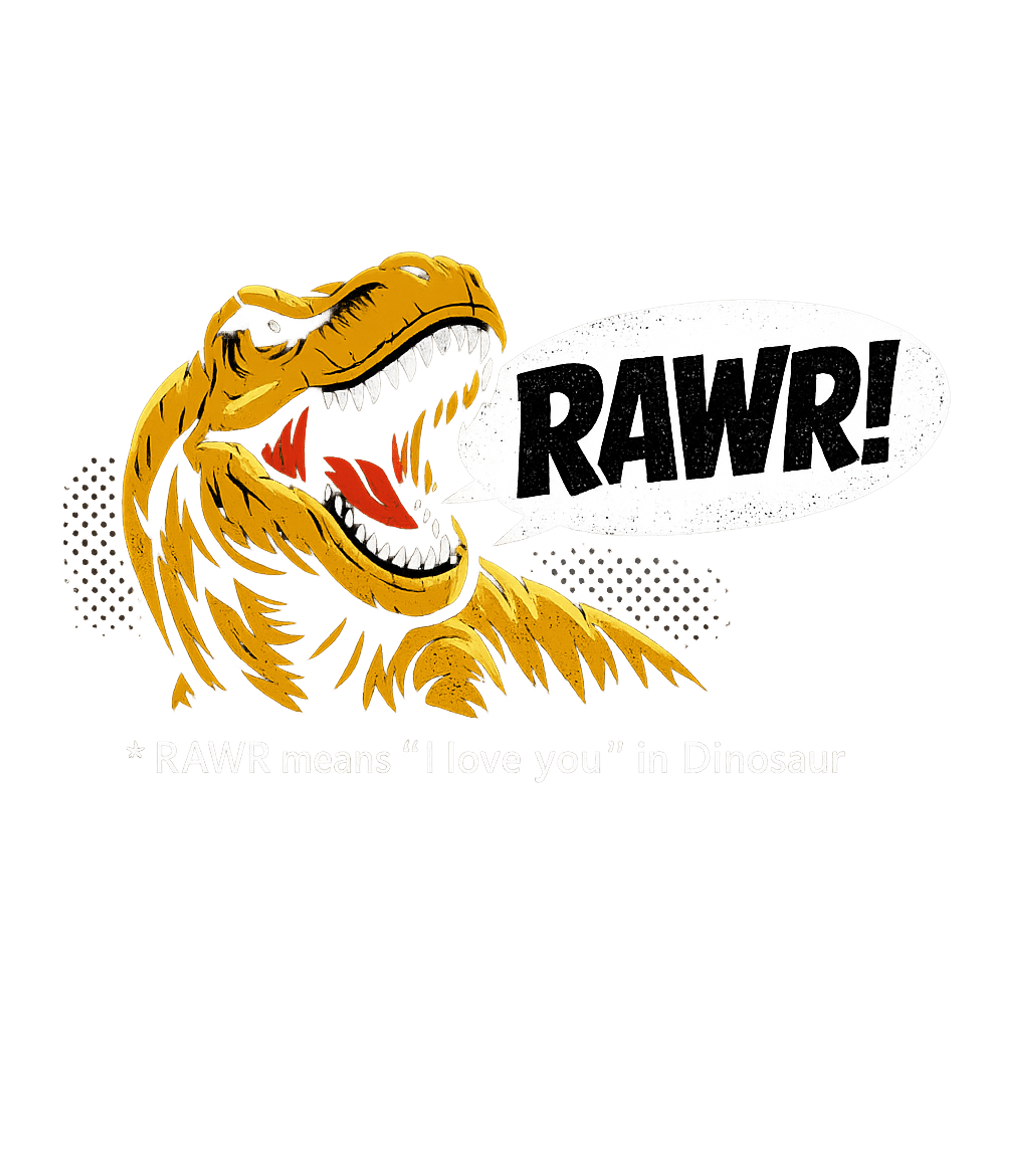 Dinosaur Rawr Love