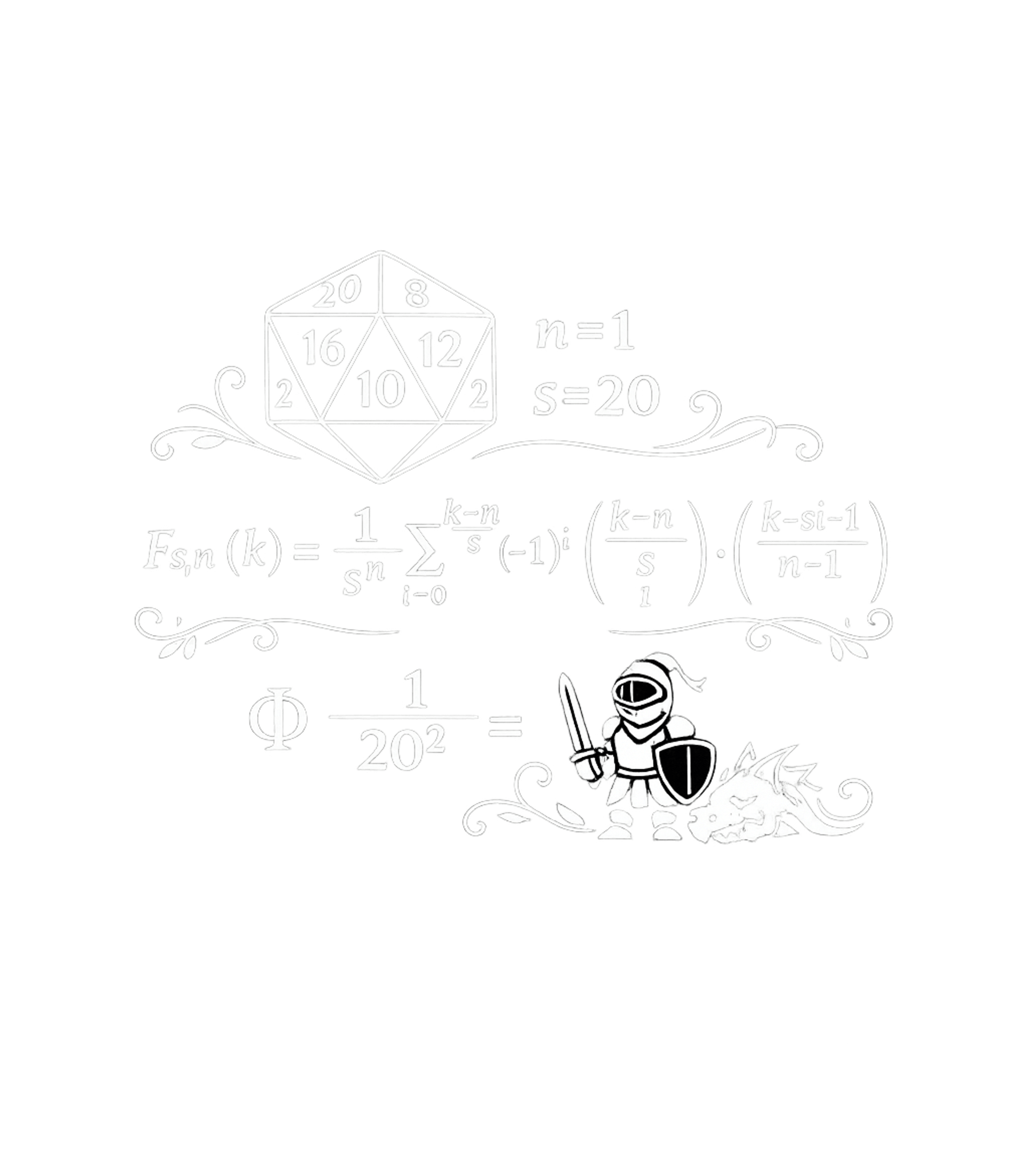 D20 Math Knight