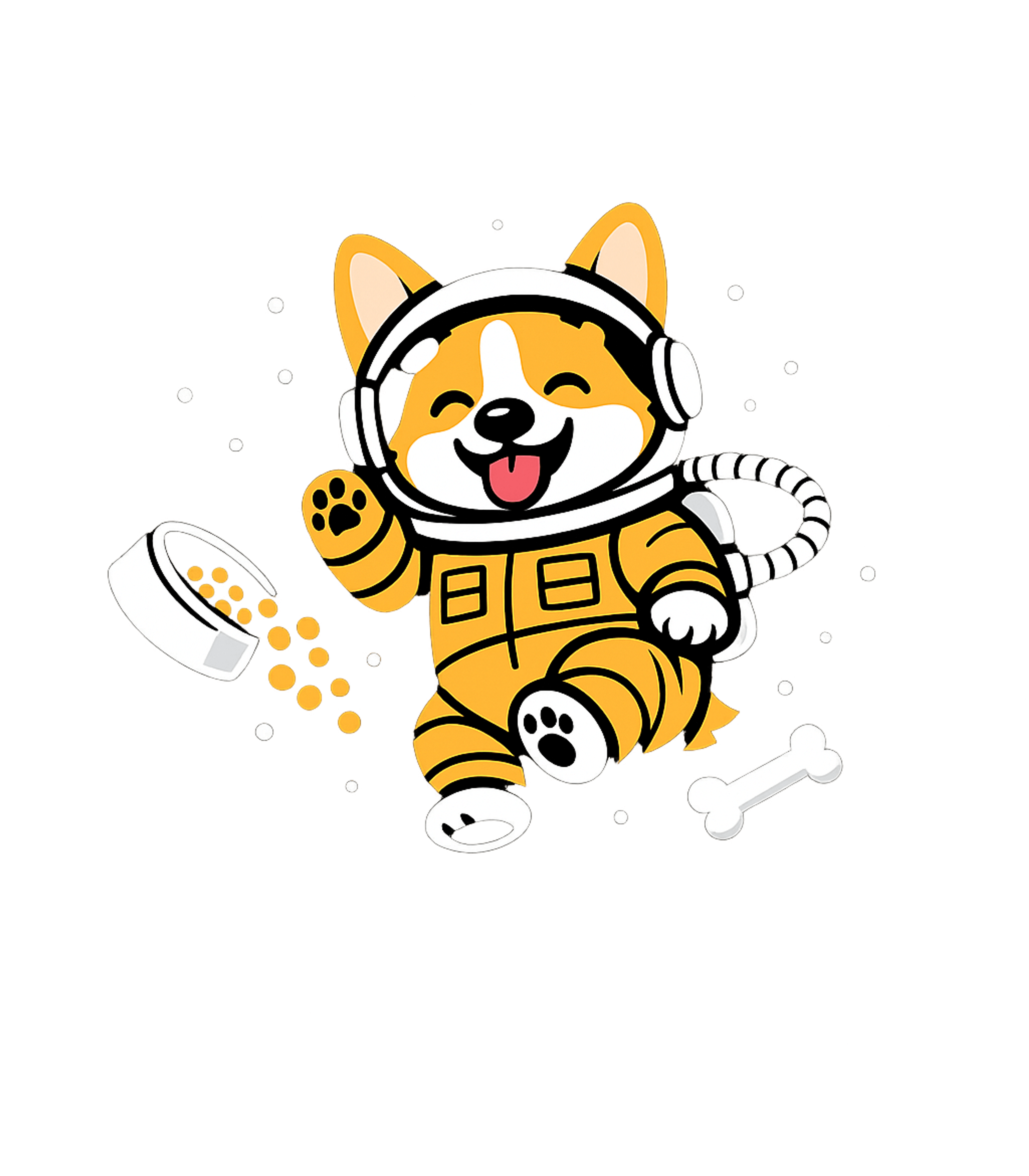 Cosmic Corgi Astronaut