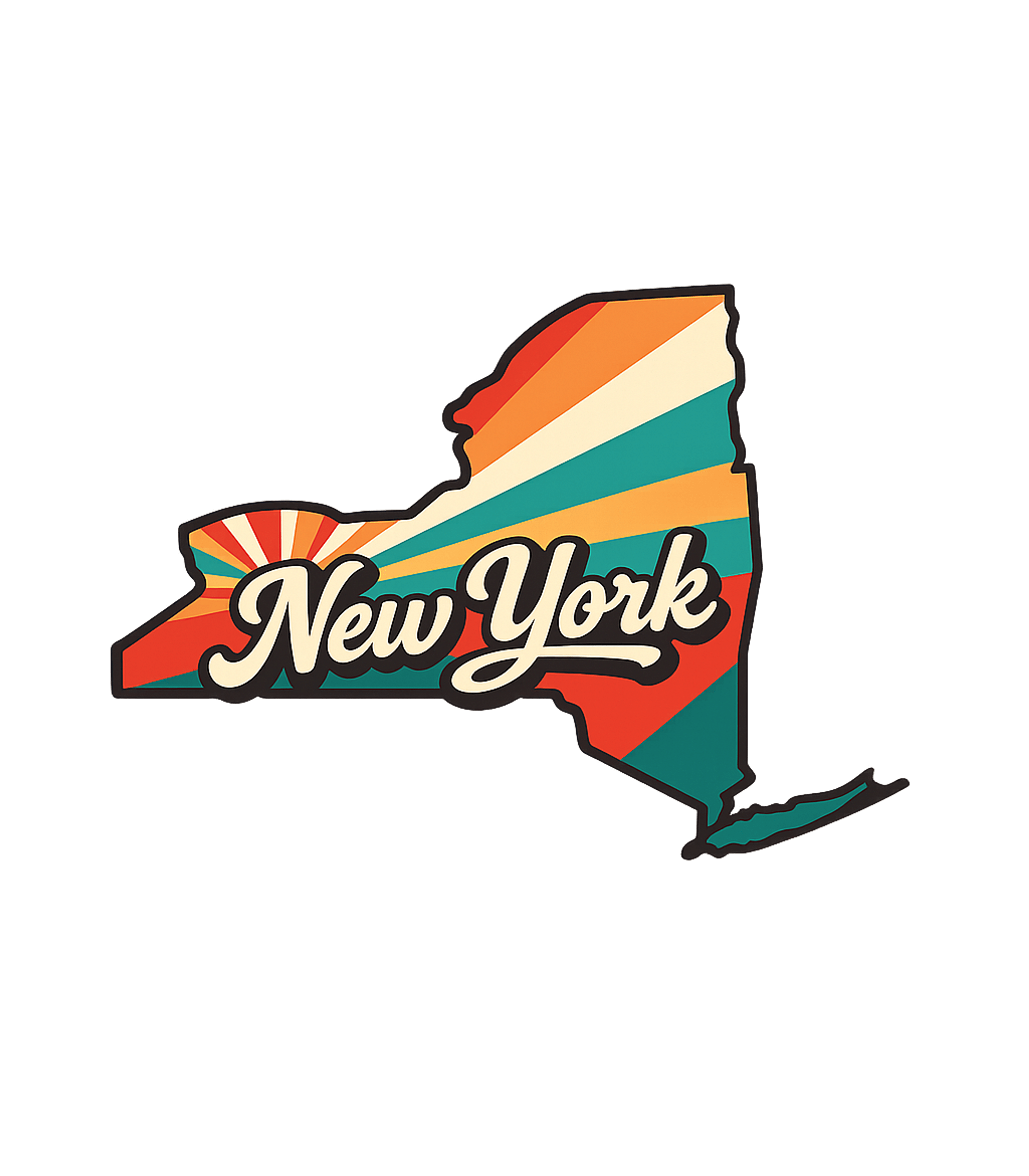 Retro New York State