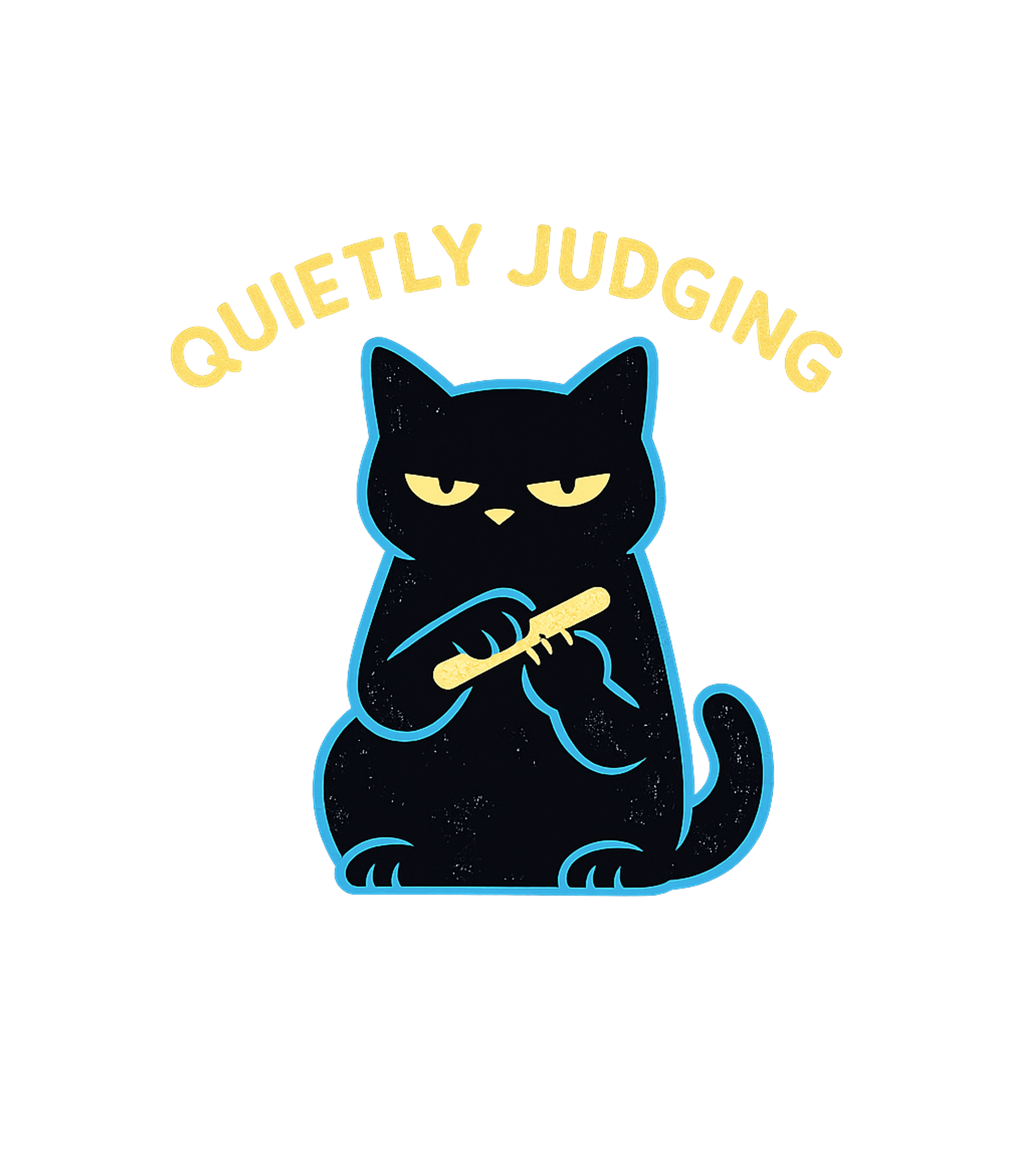 Quietly Judging Cat