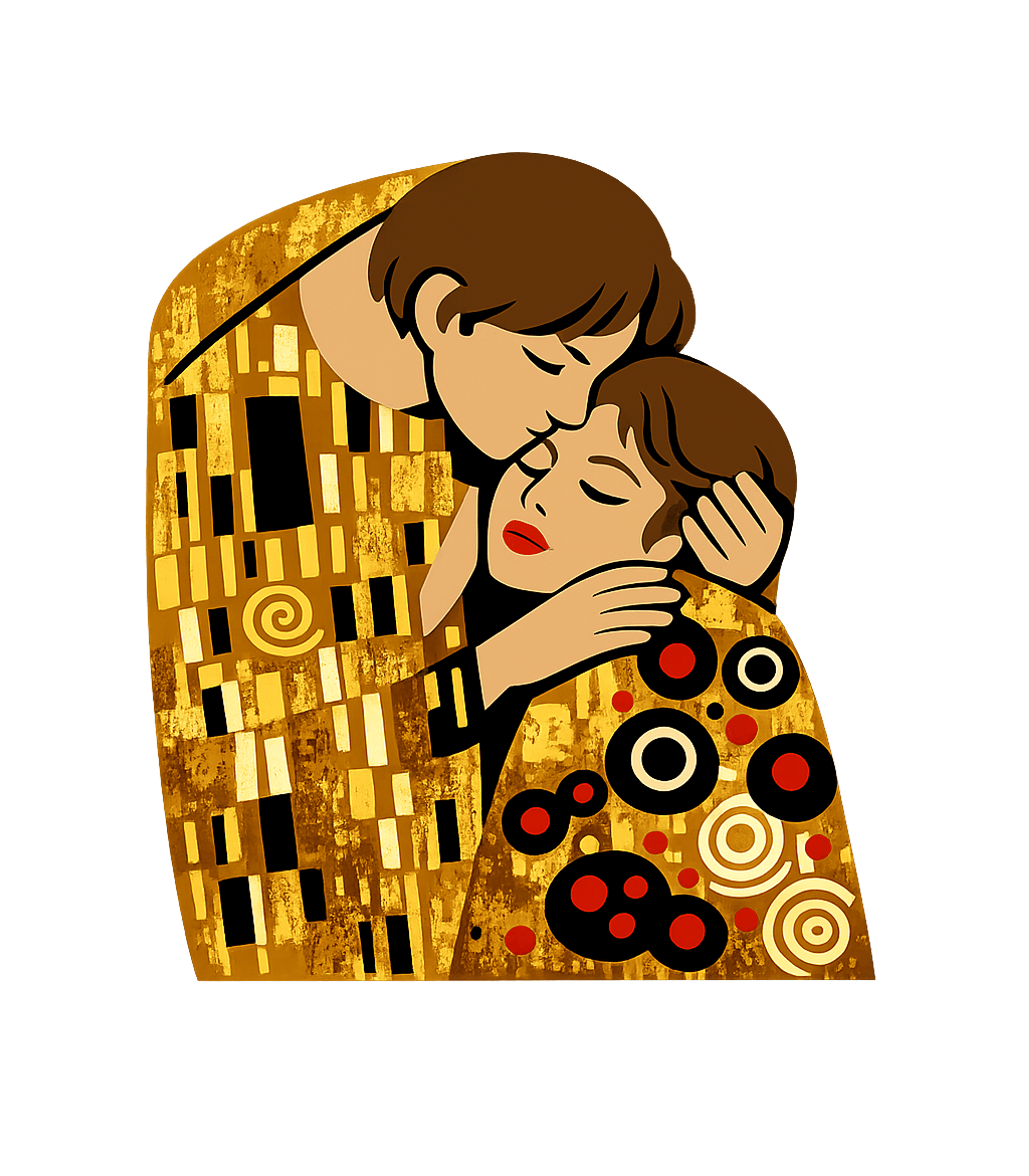 The Kiss Women's V-Neck Tee