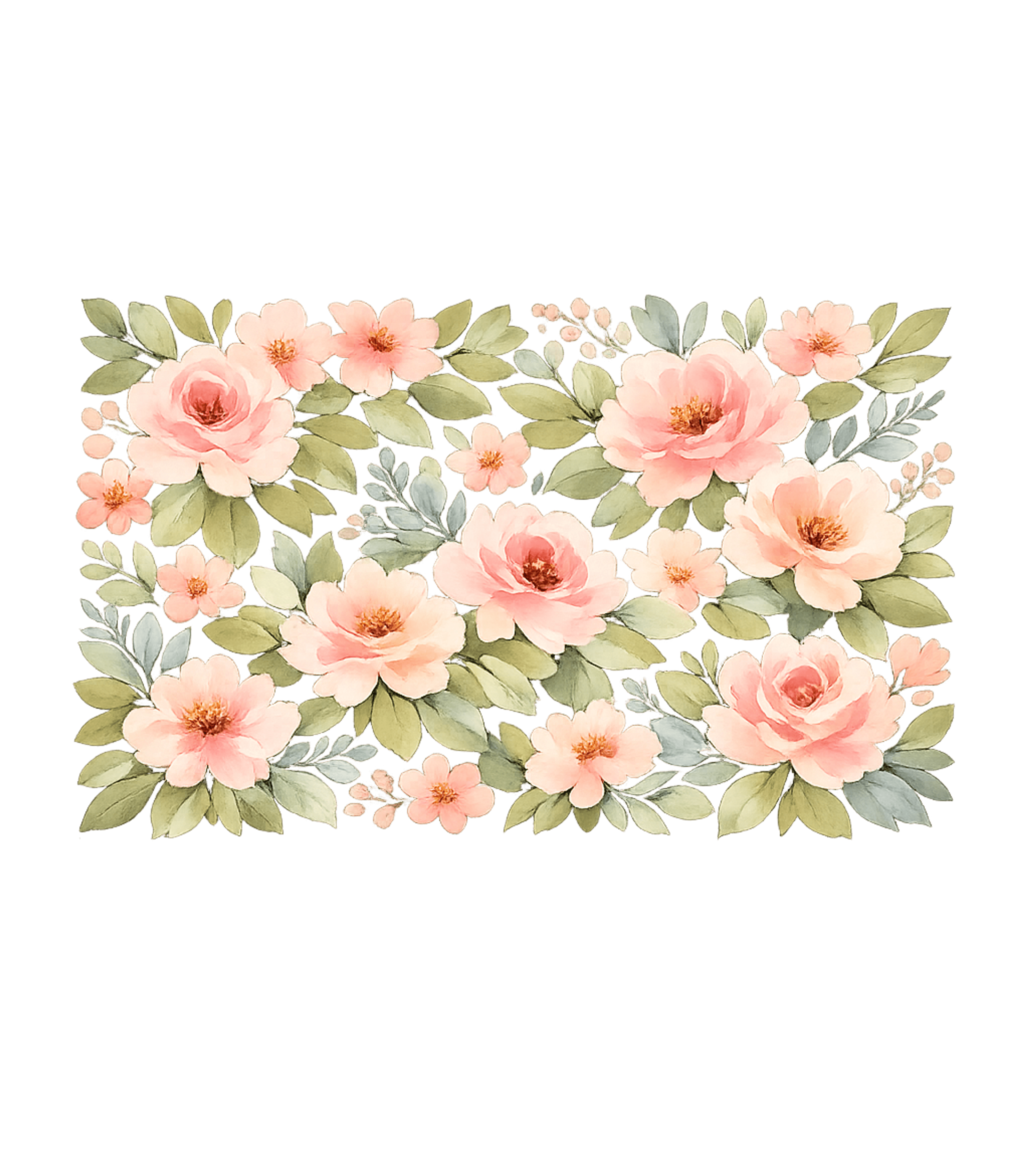 Pink Watercolor Floral