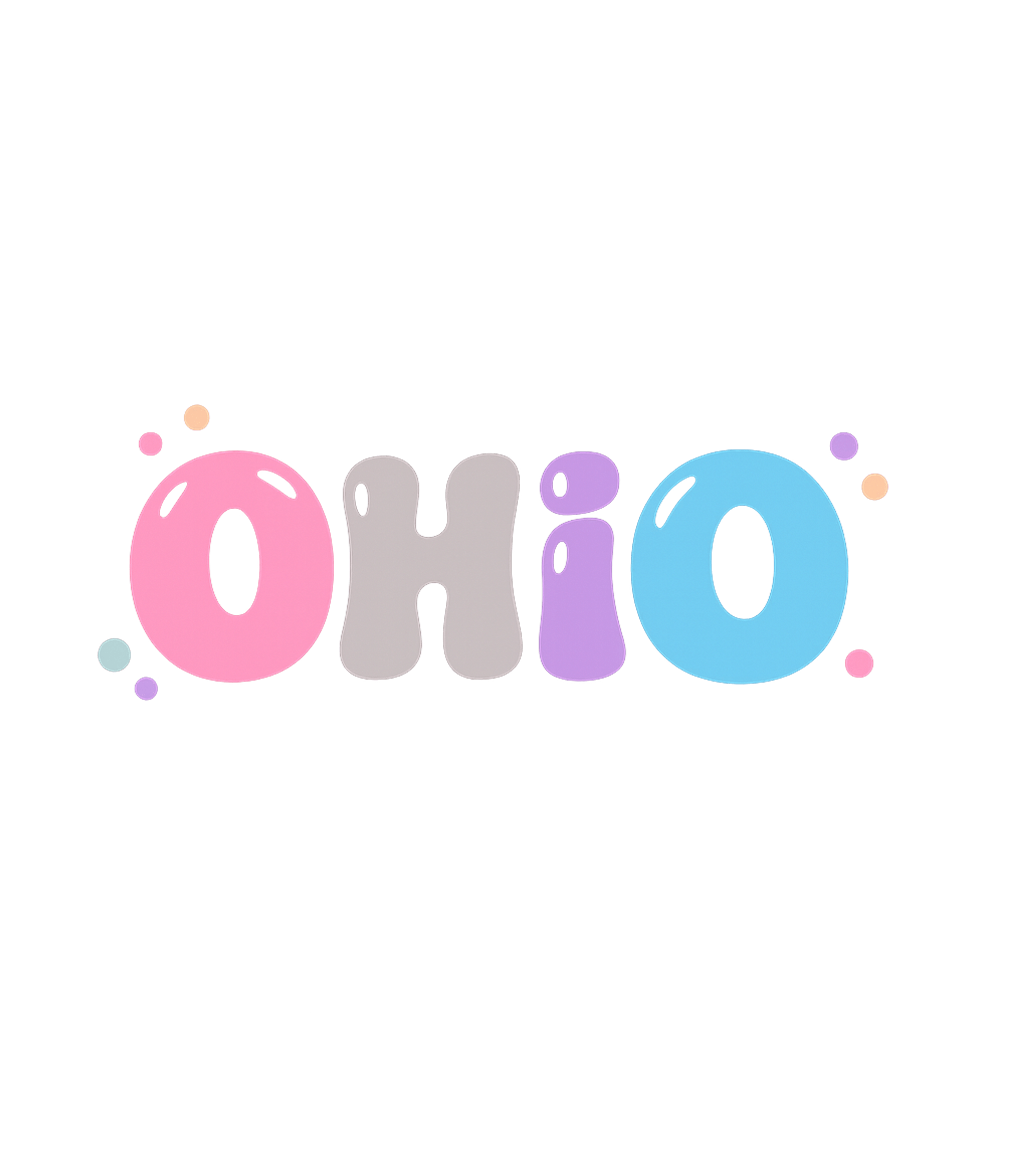 Bubbly Retro Ohio Pride