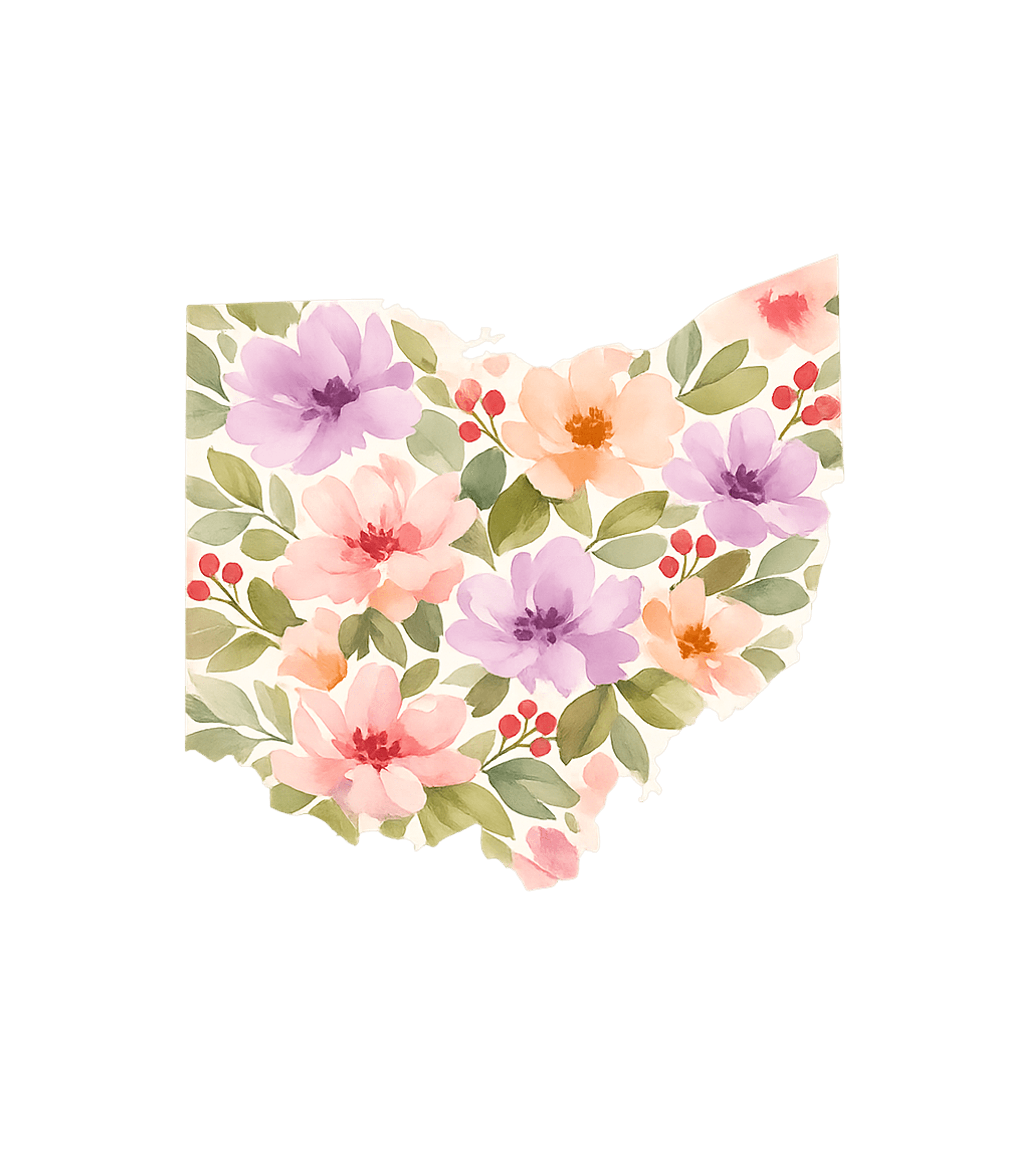 Ohio Floral Map