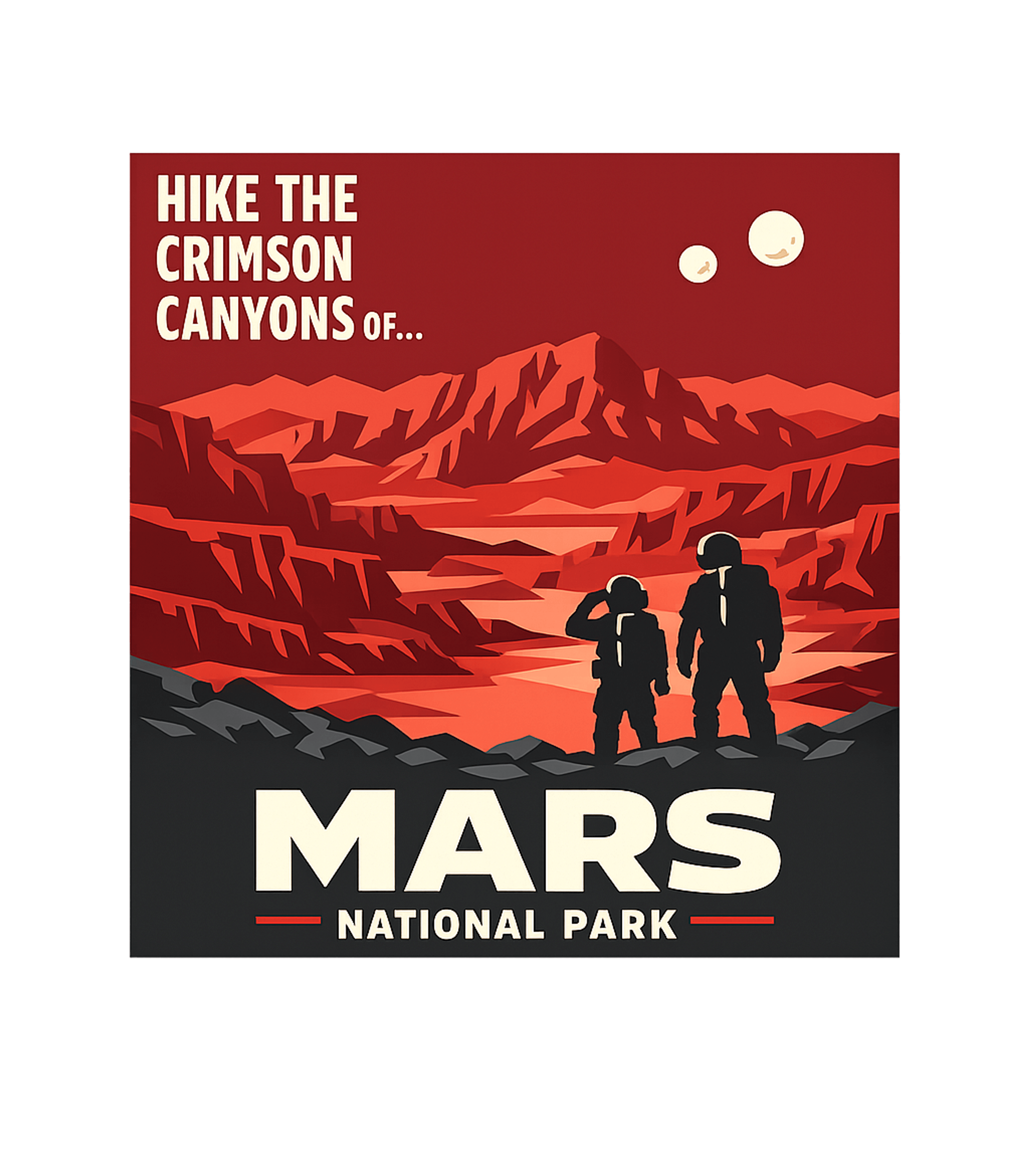 Mars National Park Hike