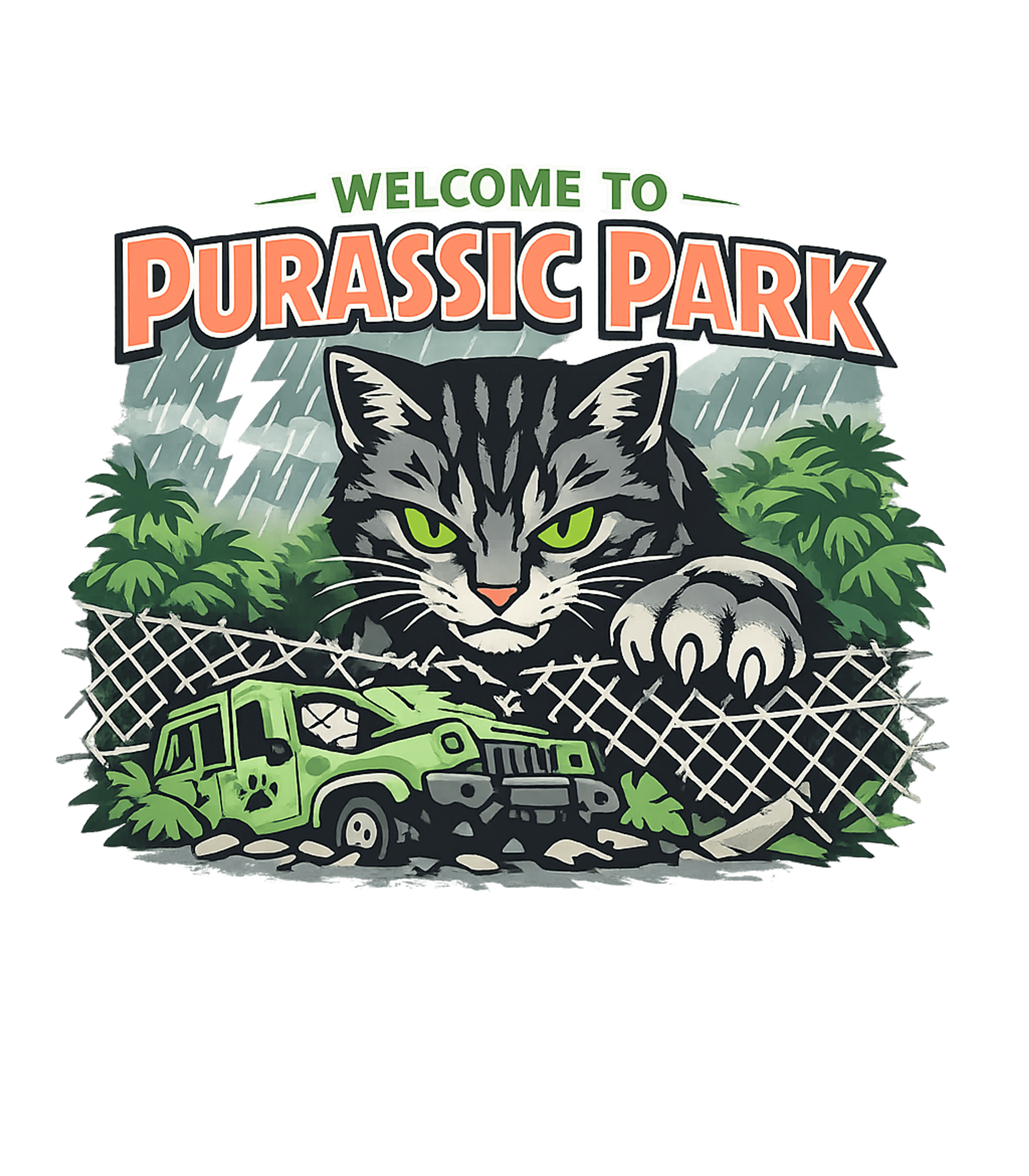 Purassic Park Cat