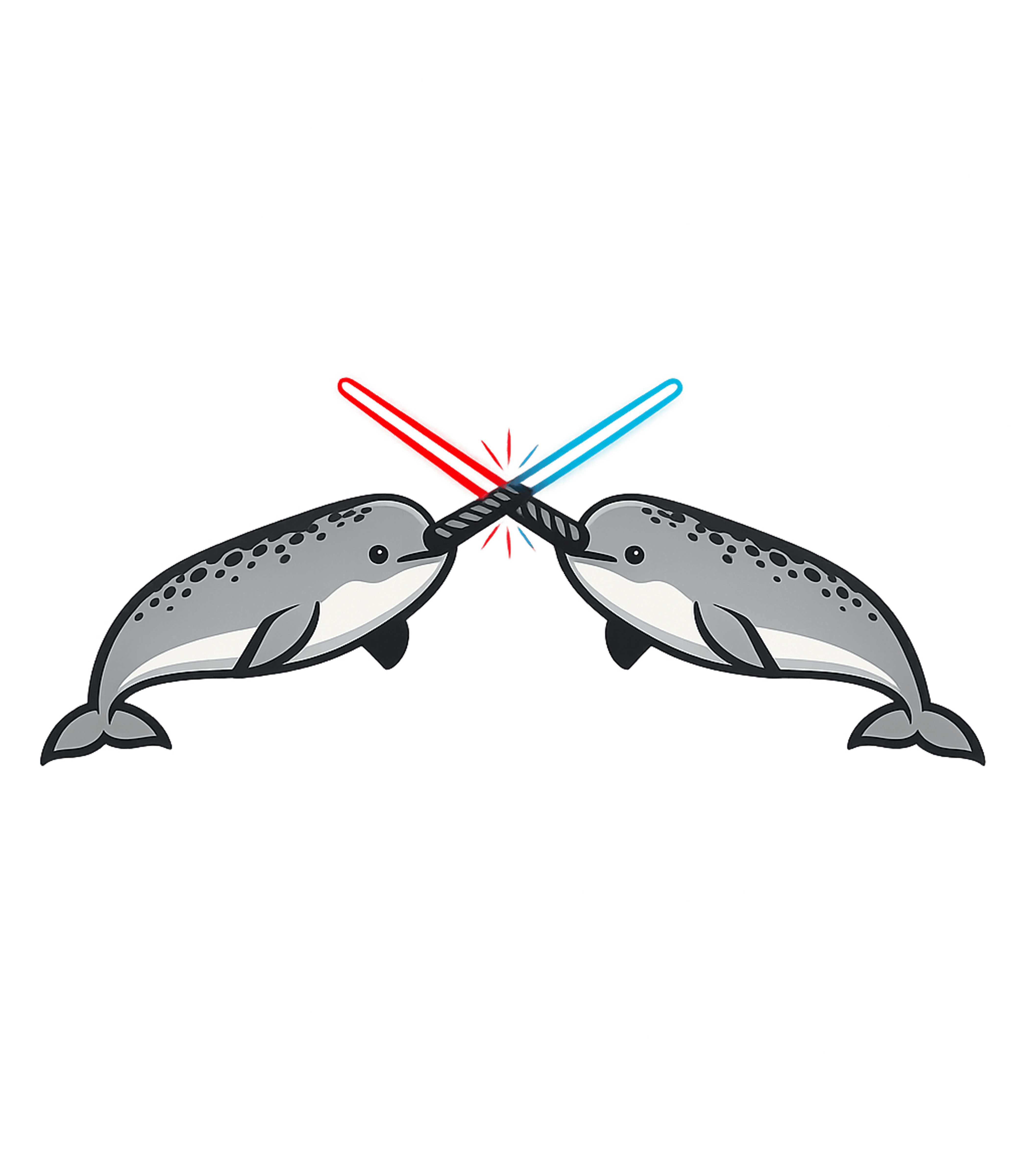Narwhal Lightsaber Battle