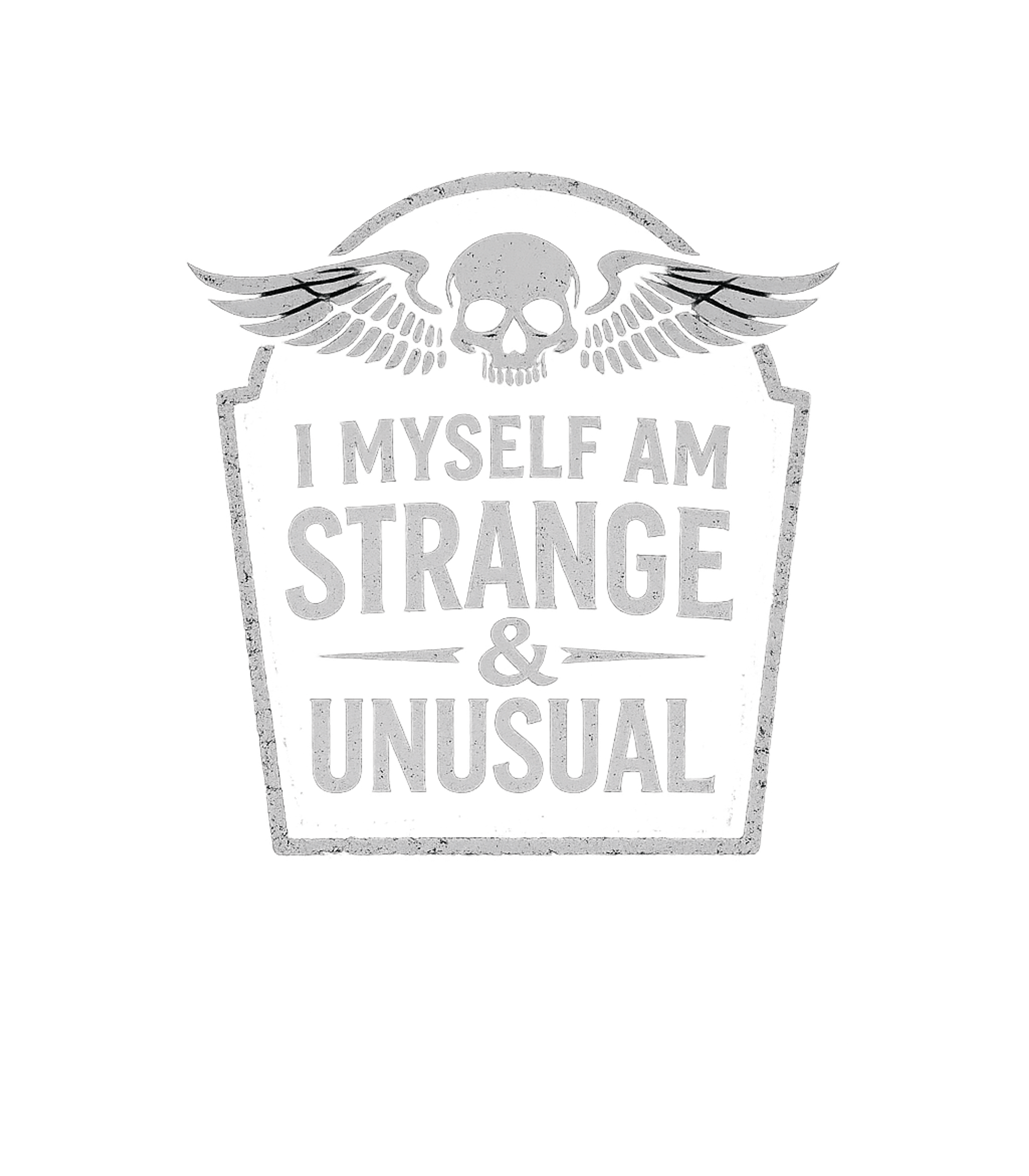 I Myself Am Strange And Unusual Women's V-Neck Tee