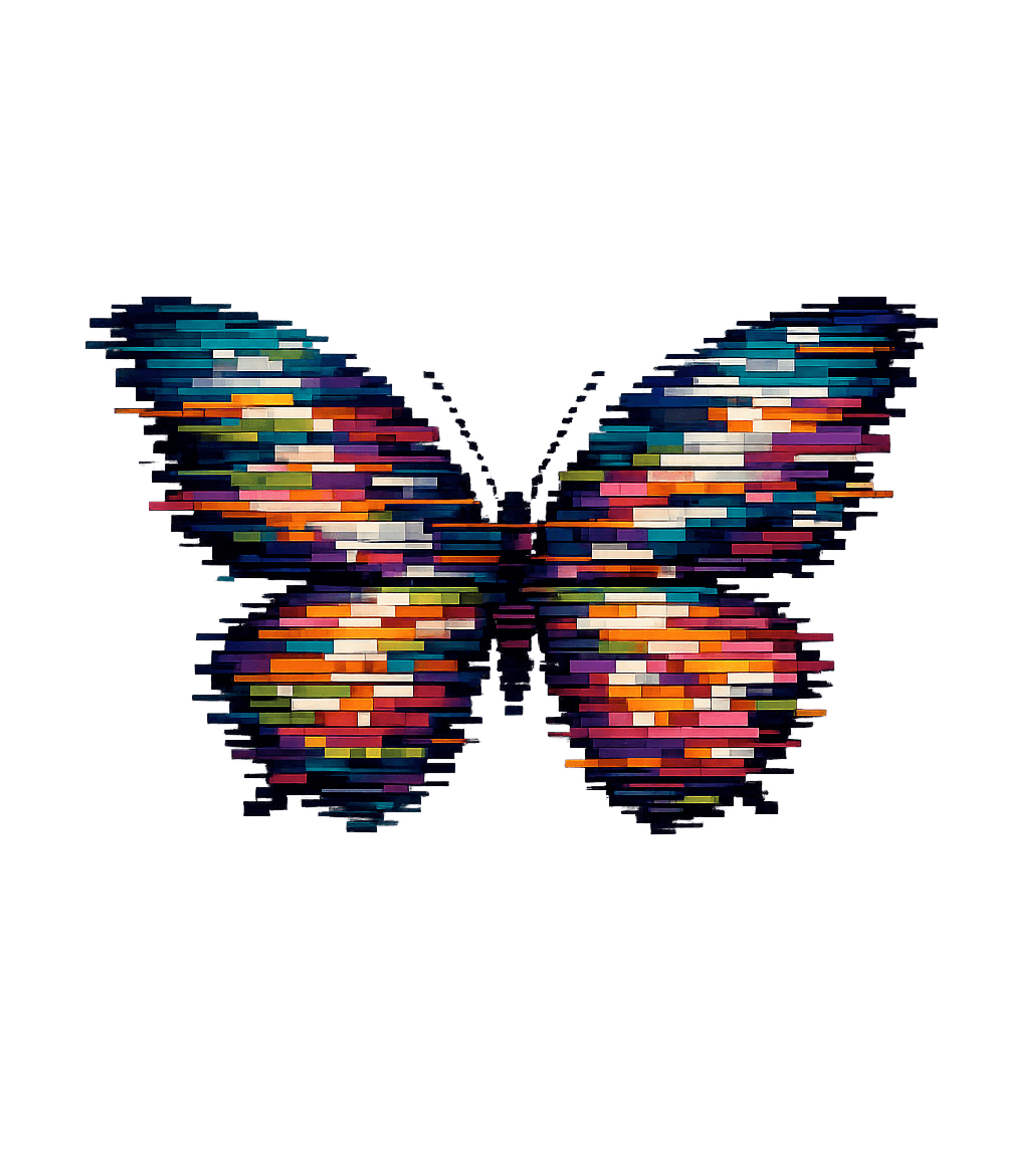 Glitch Art Butterfly