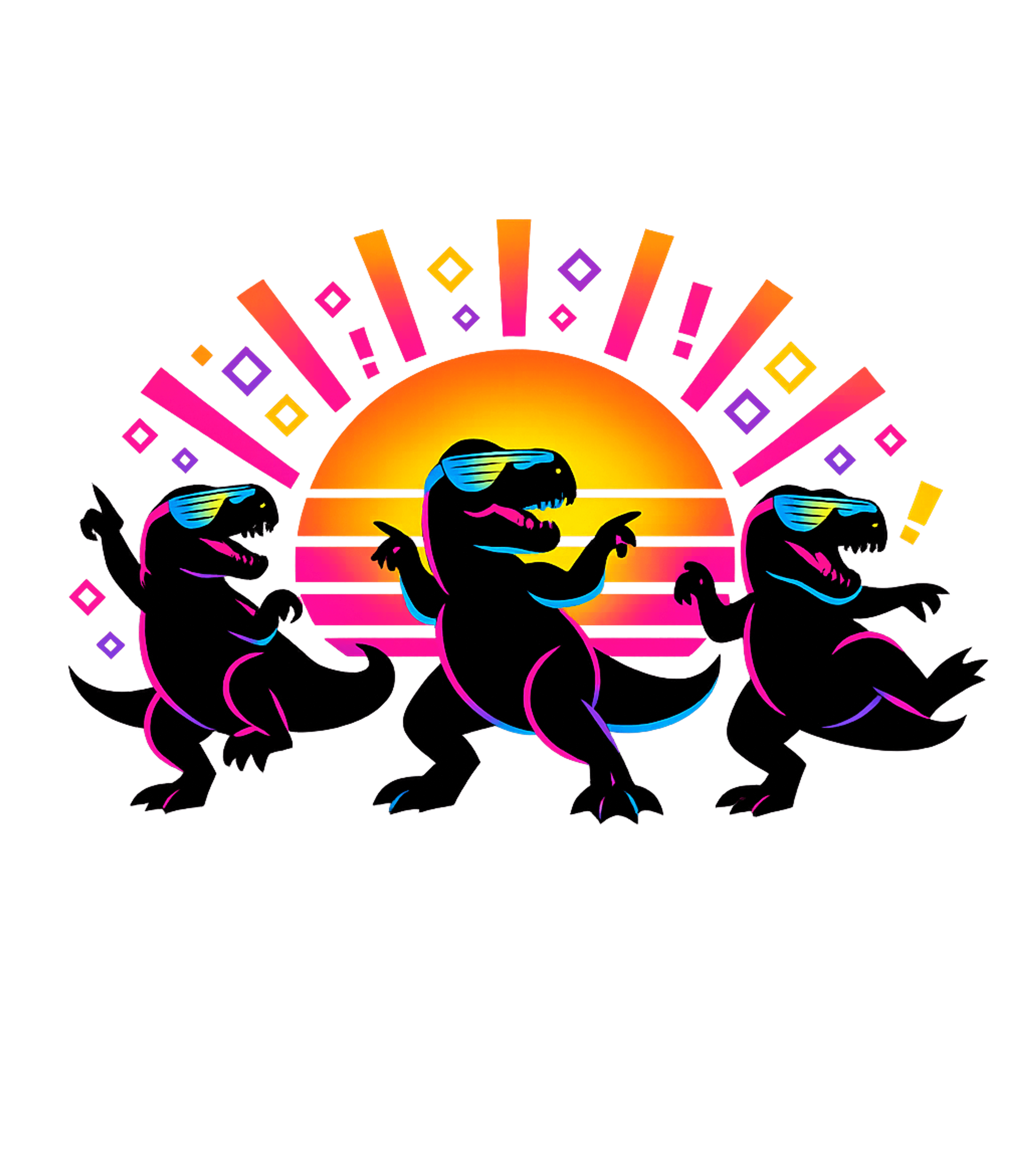 Retro T-Rex Dance