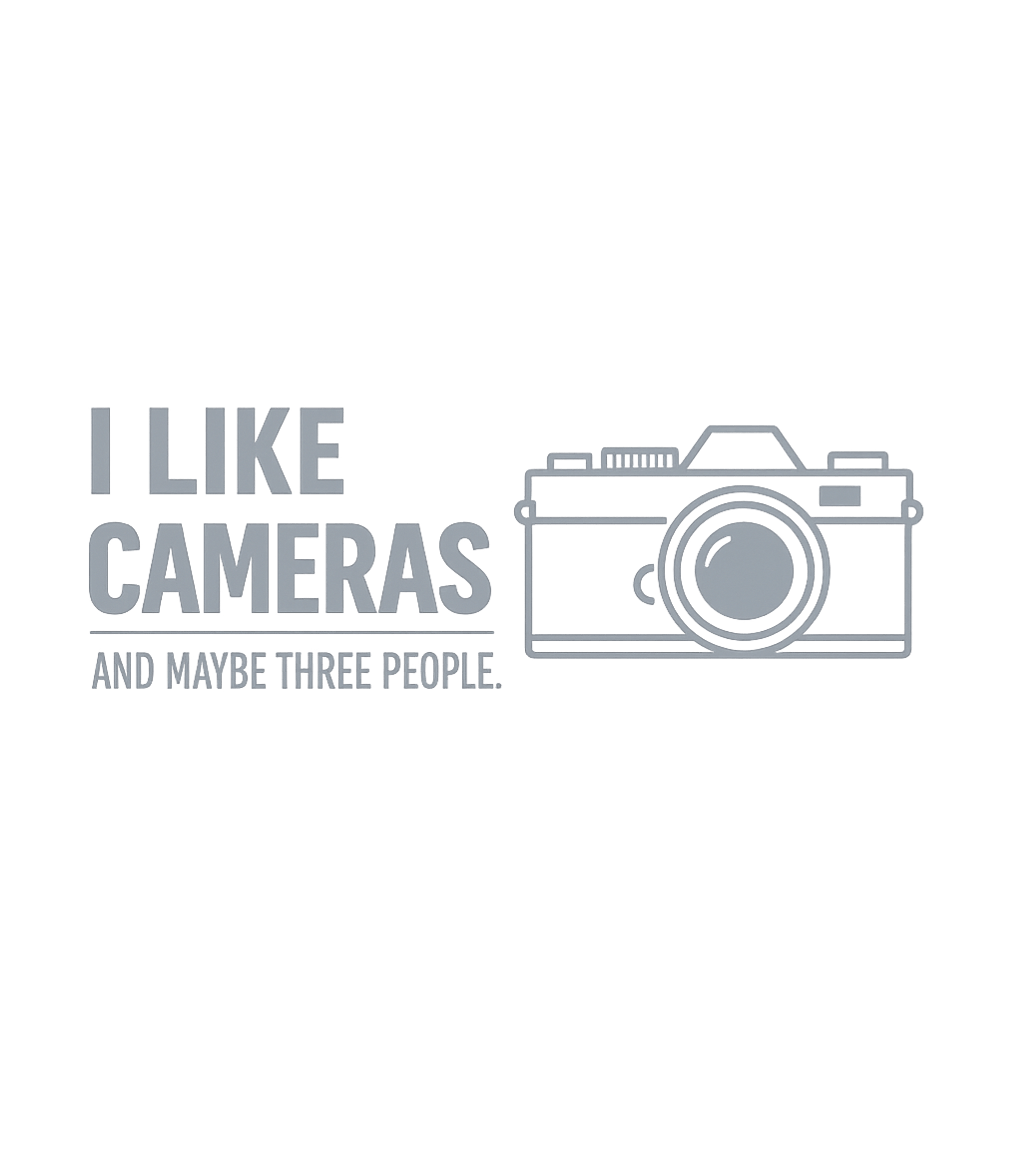 I Like Cameras T-Shirt