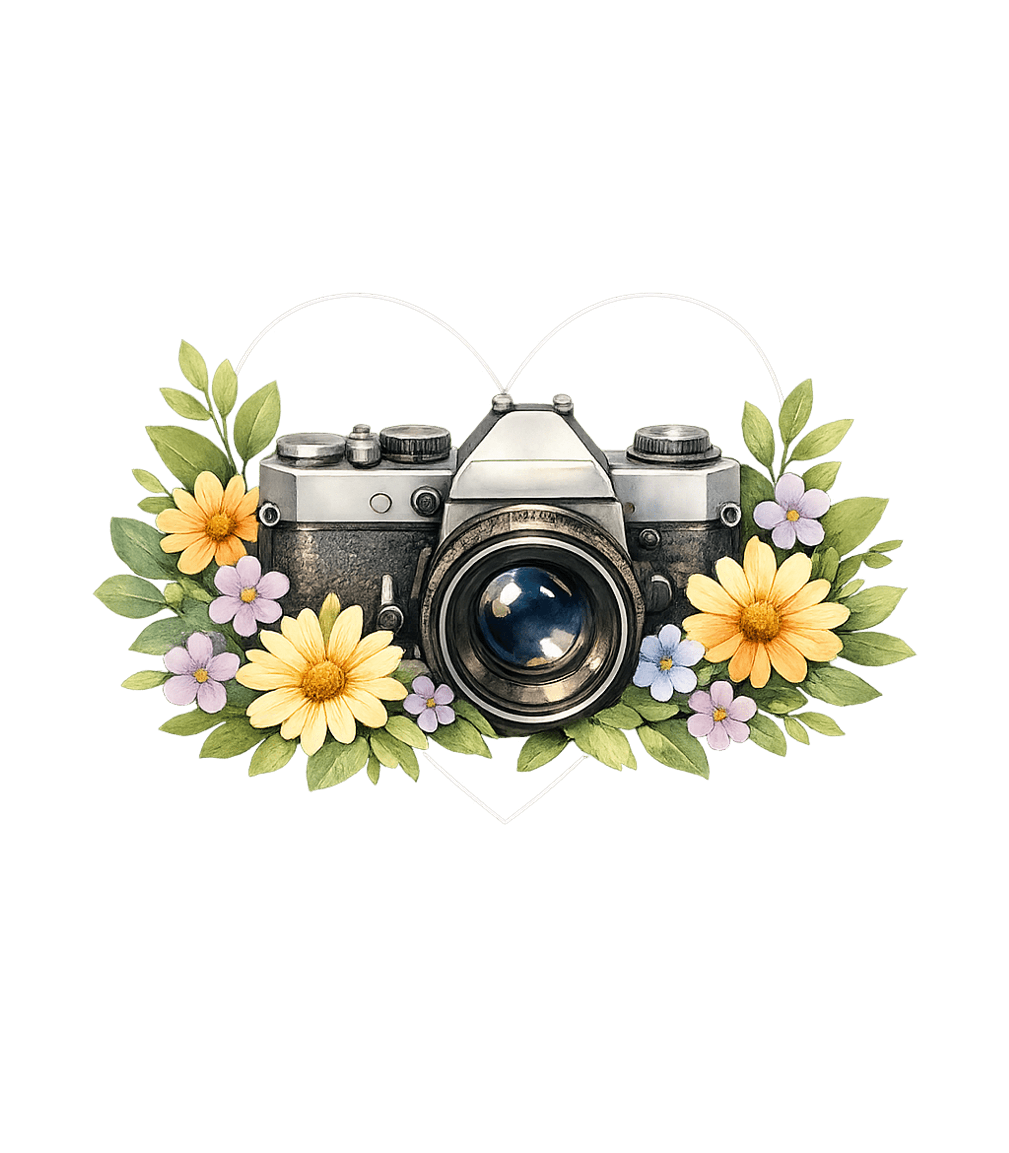 Floral Camera Love