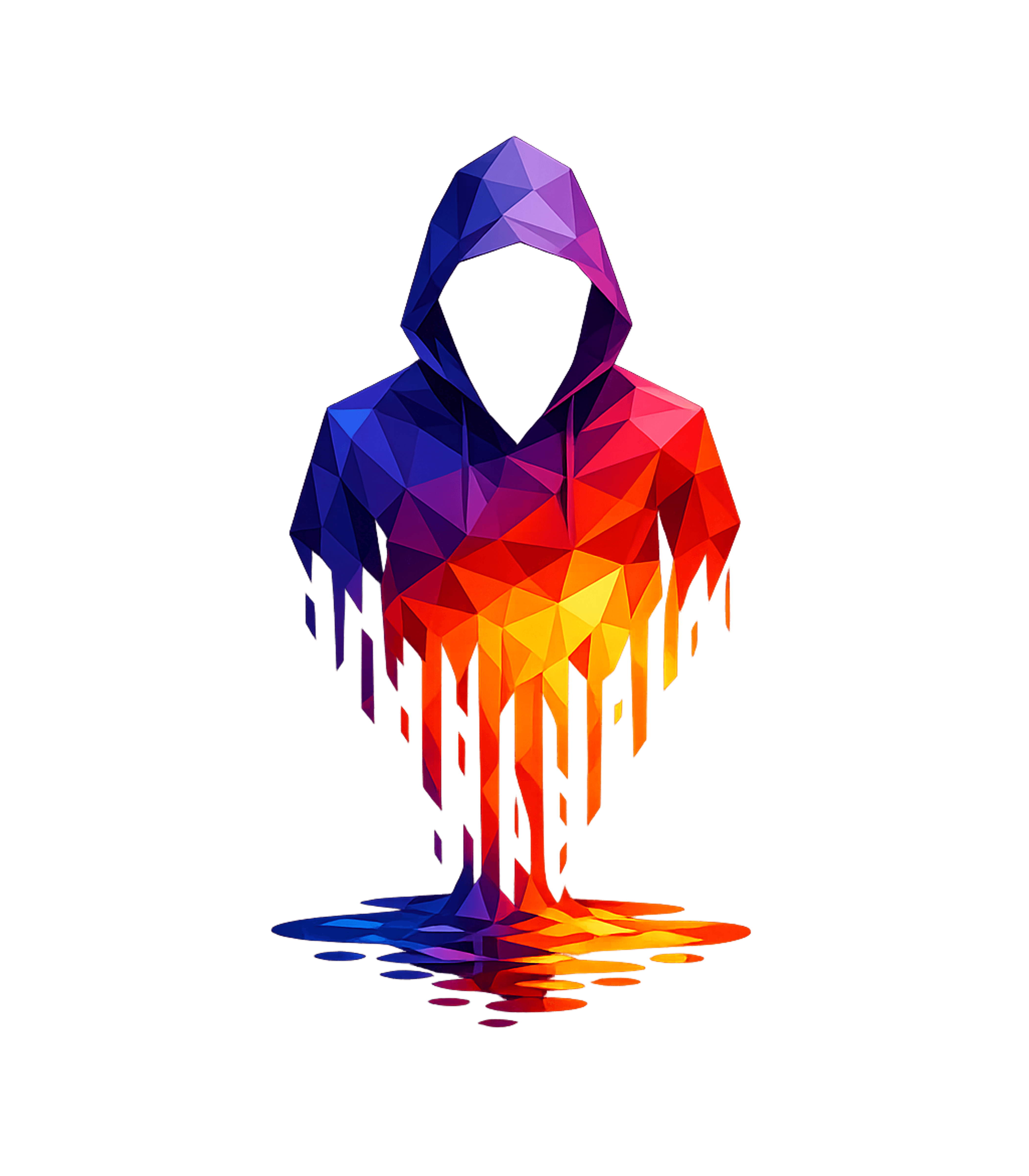 Geometric Hooded Figure