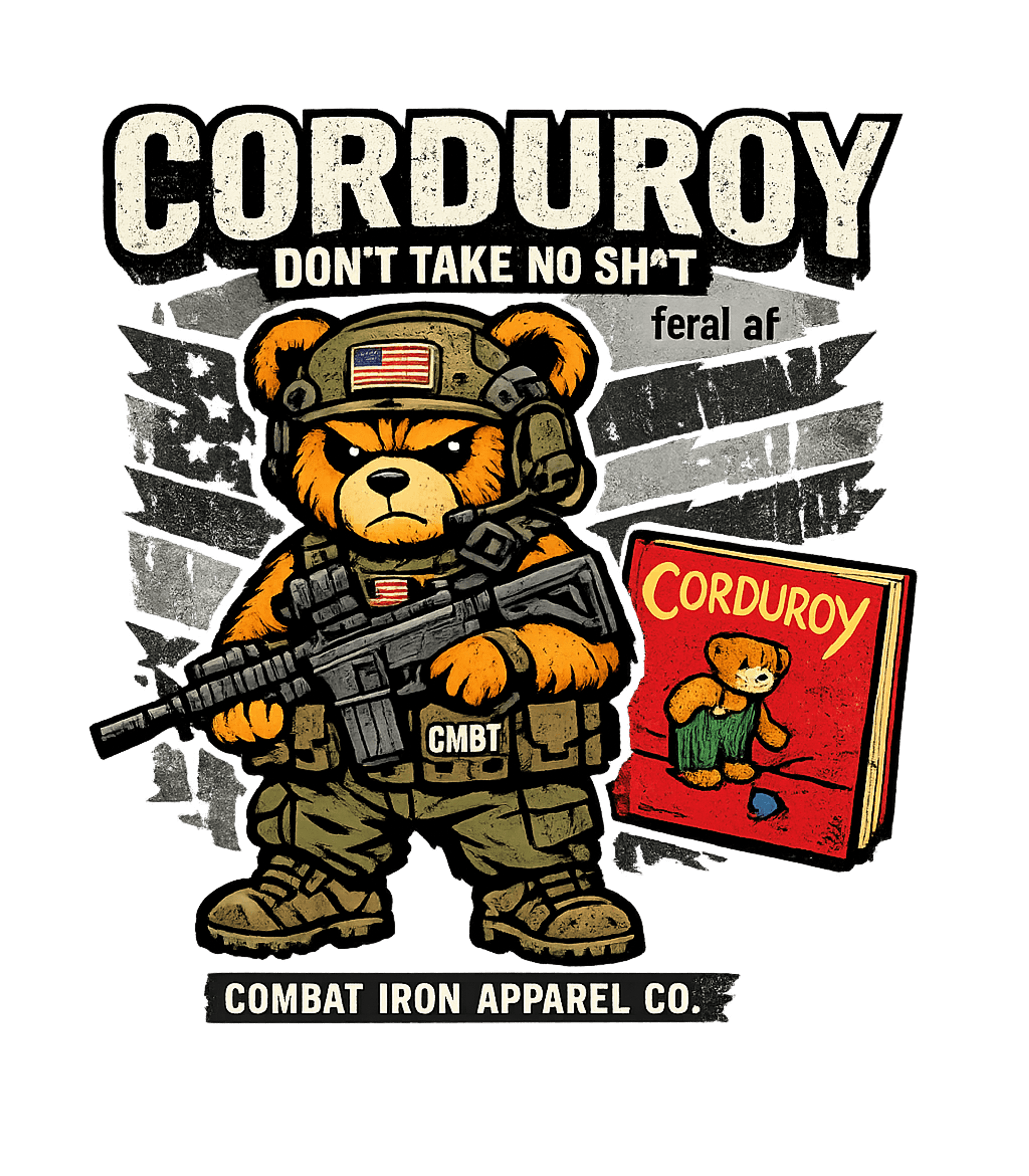 Feral Corduroy Bear