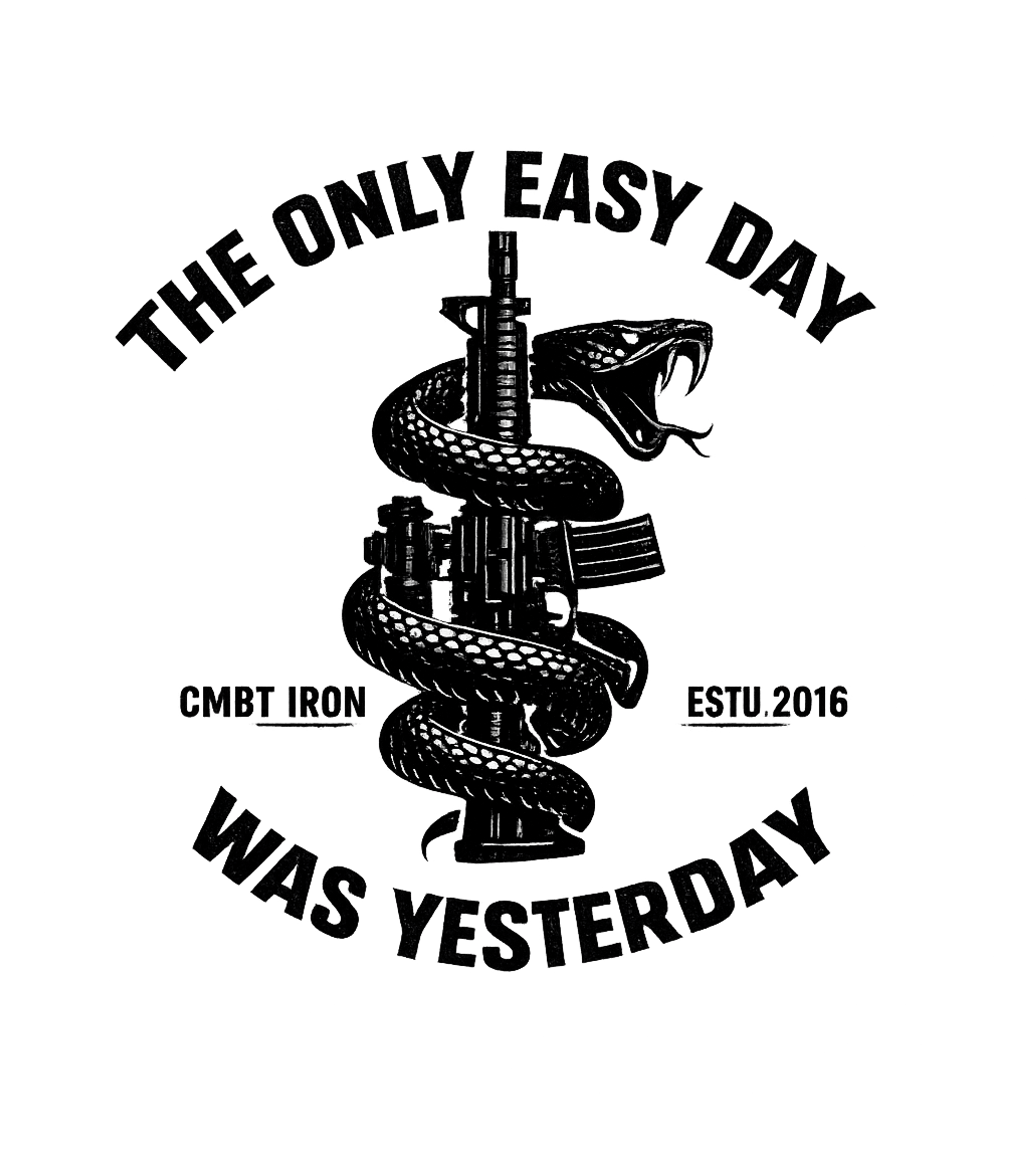 Only Easy Day Was Yesterday Rifle Men's T-Shirt