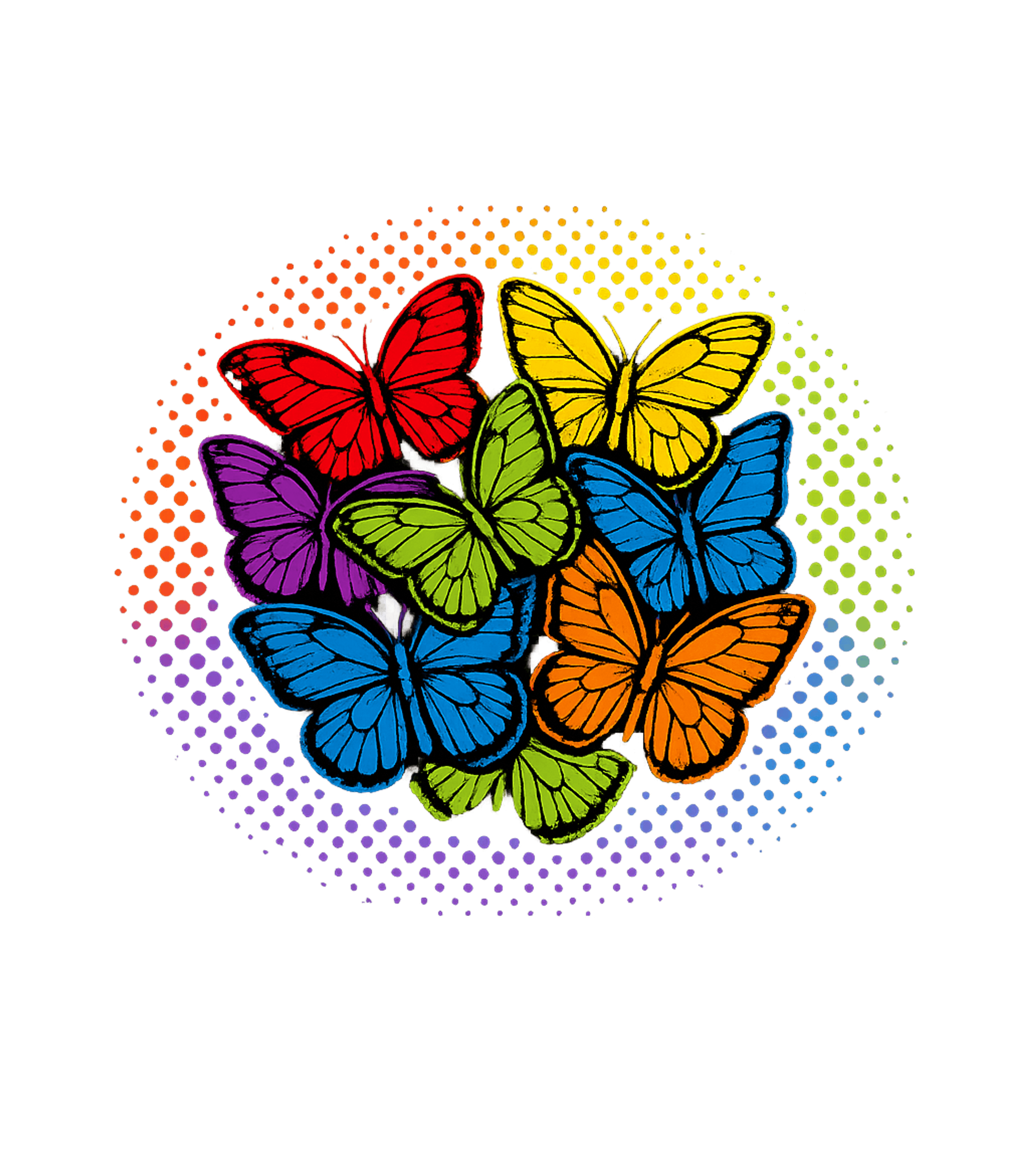 Vibrant Butterfly Garden