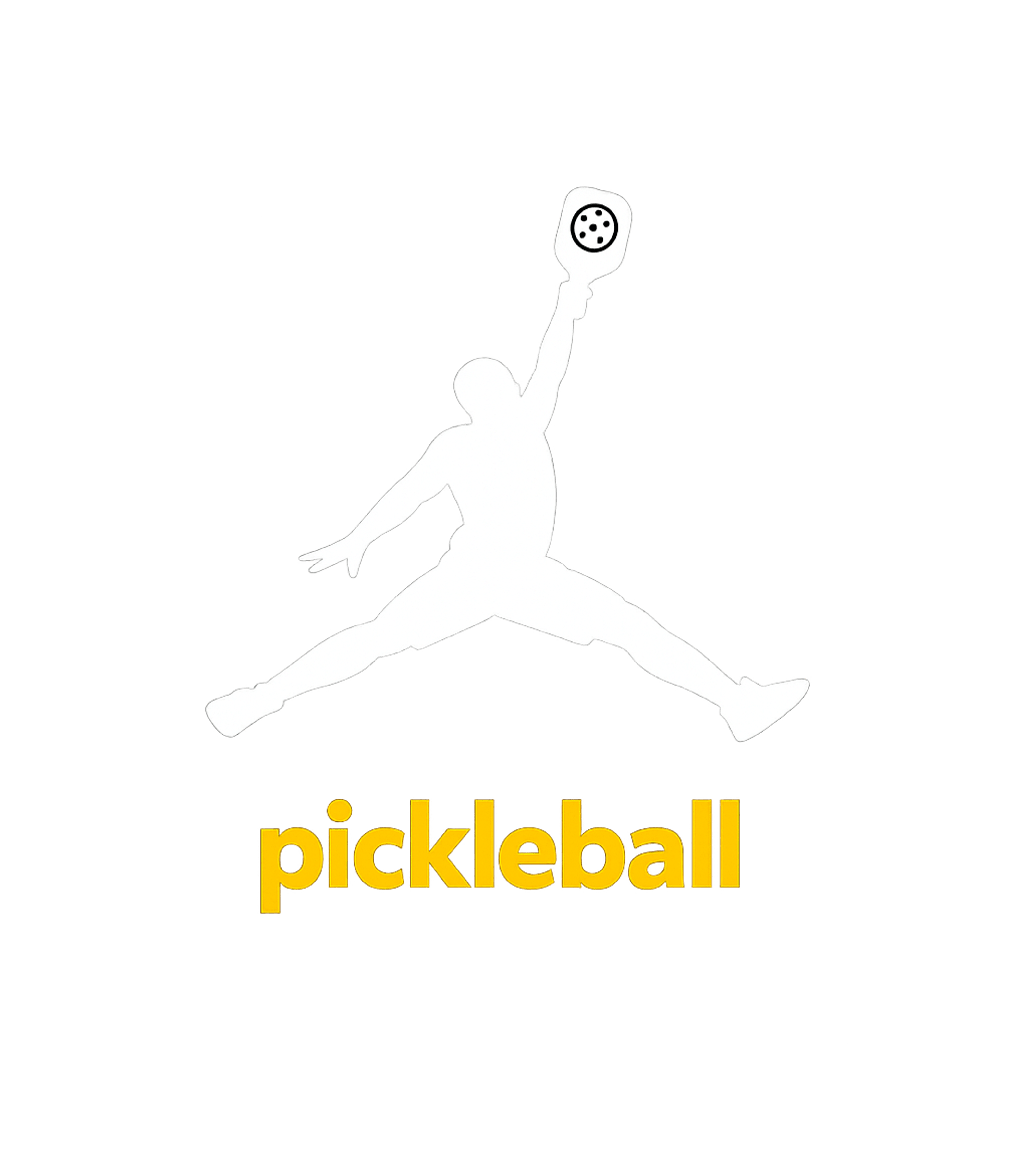 Pickleball Player Jump
