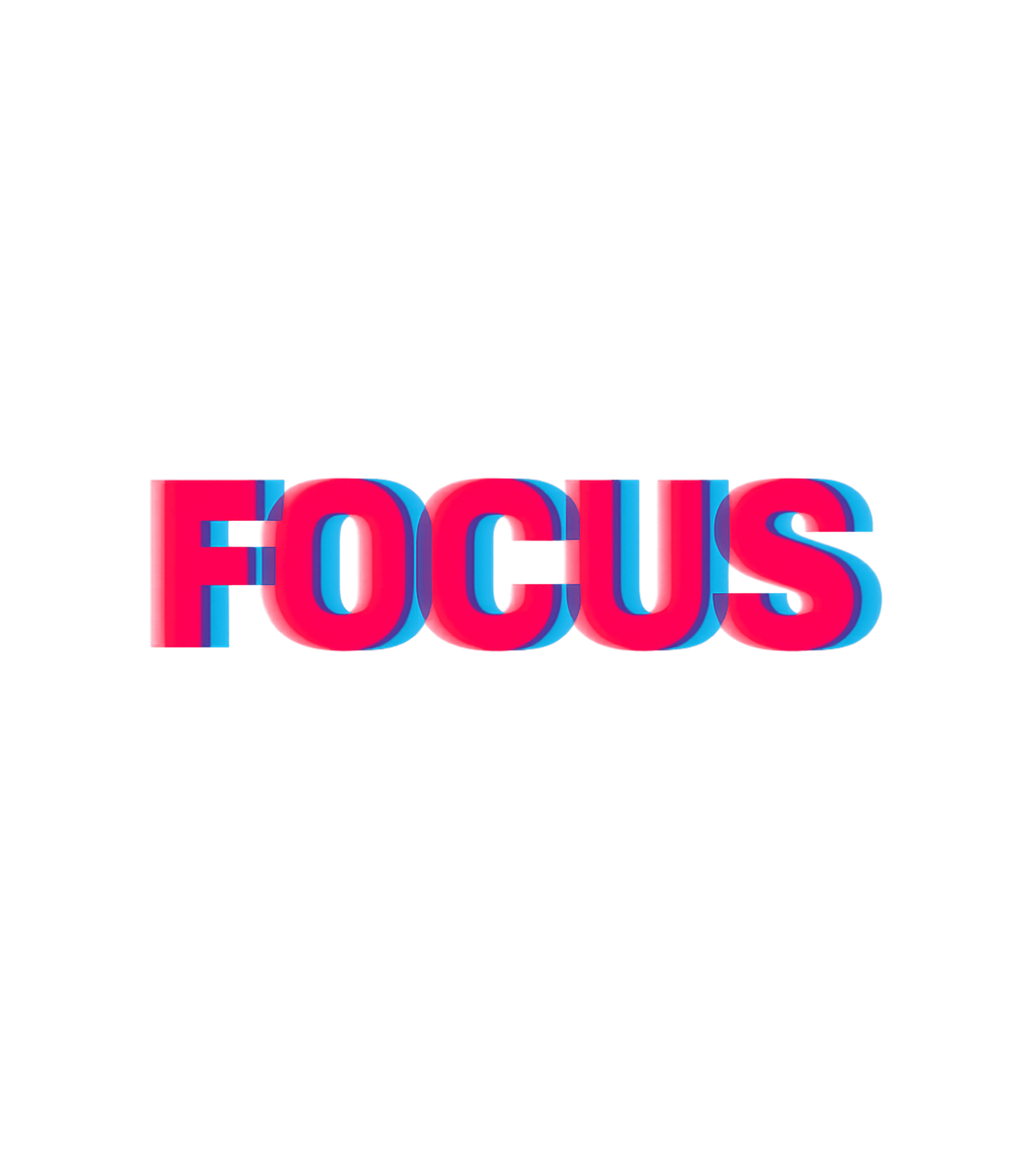 Focus- Optical Illusion Trippy Motivational