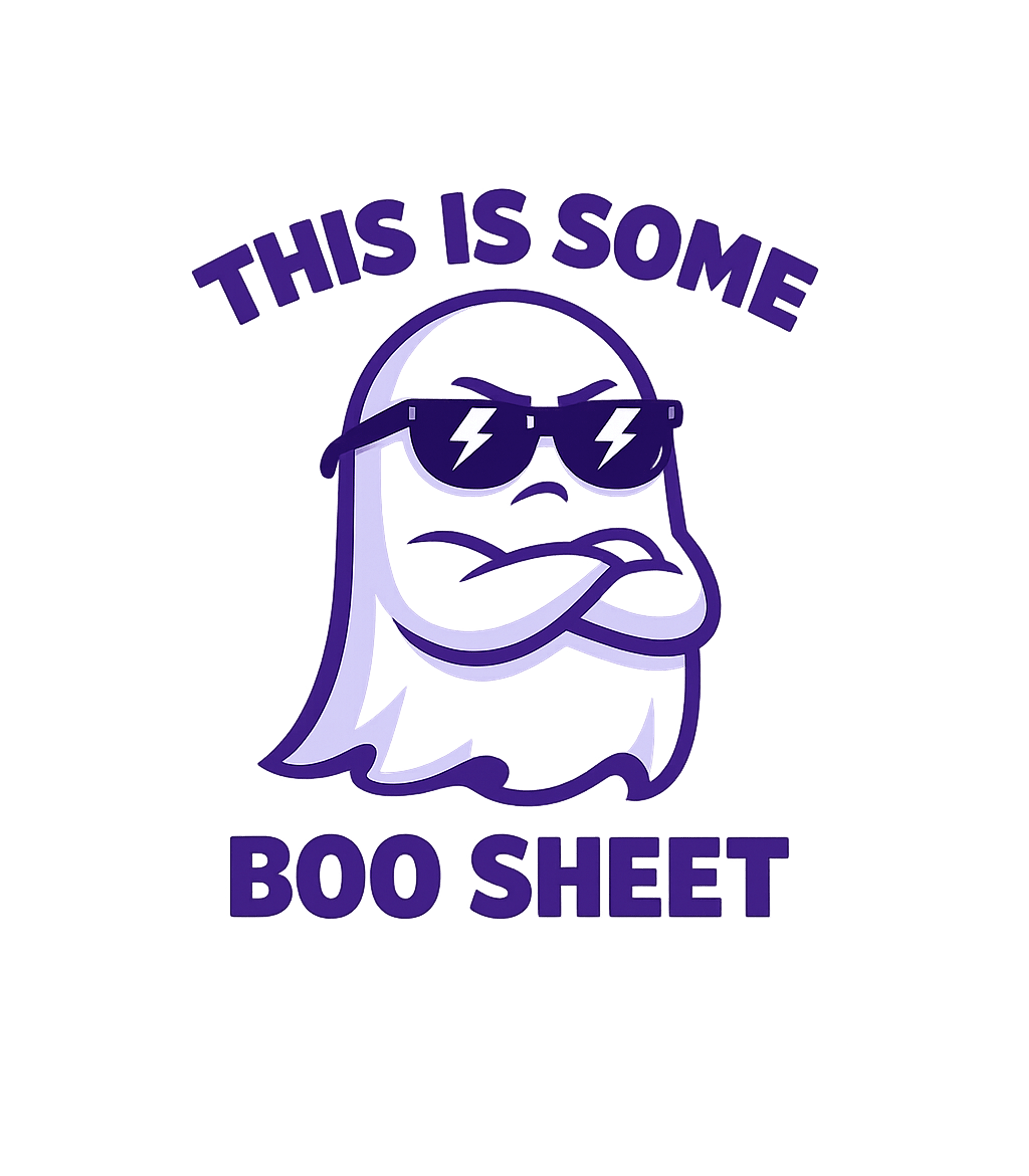 Boo Sheet Sarcastic Ghost