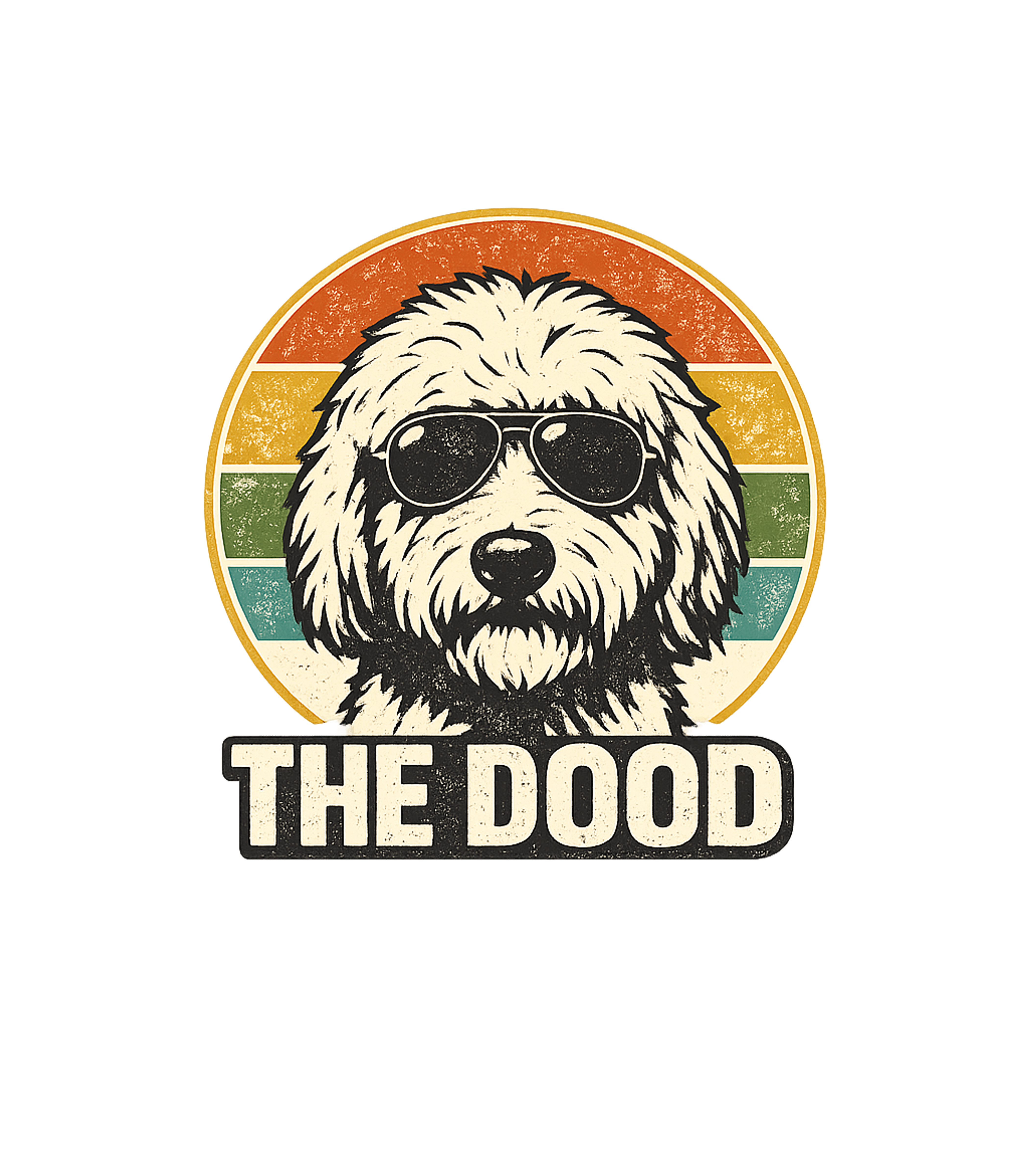 The Dood Vintage Retro Dog
