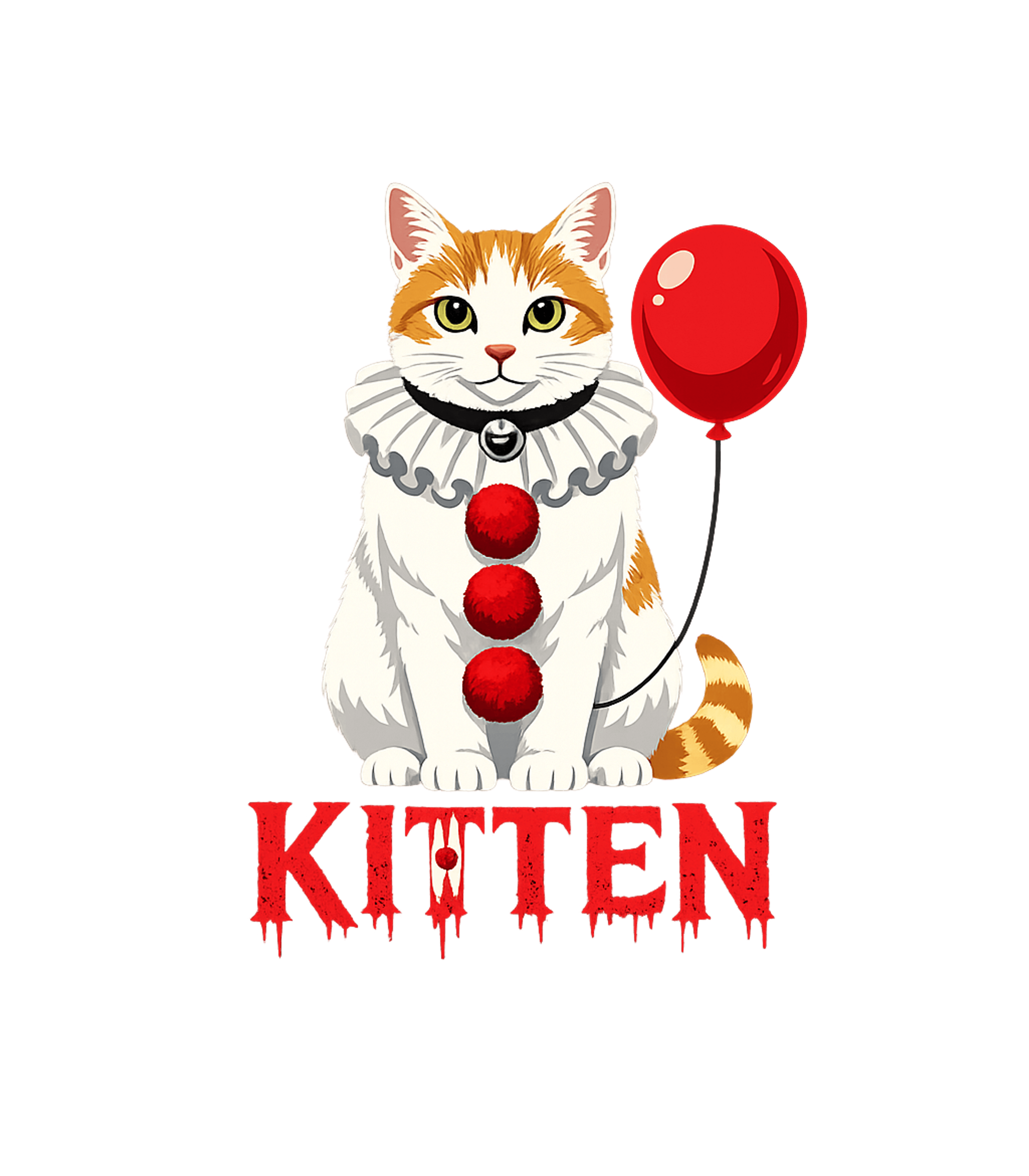 Horror Clown Kitten