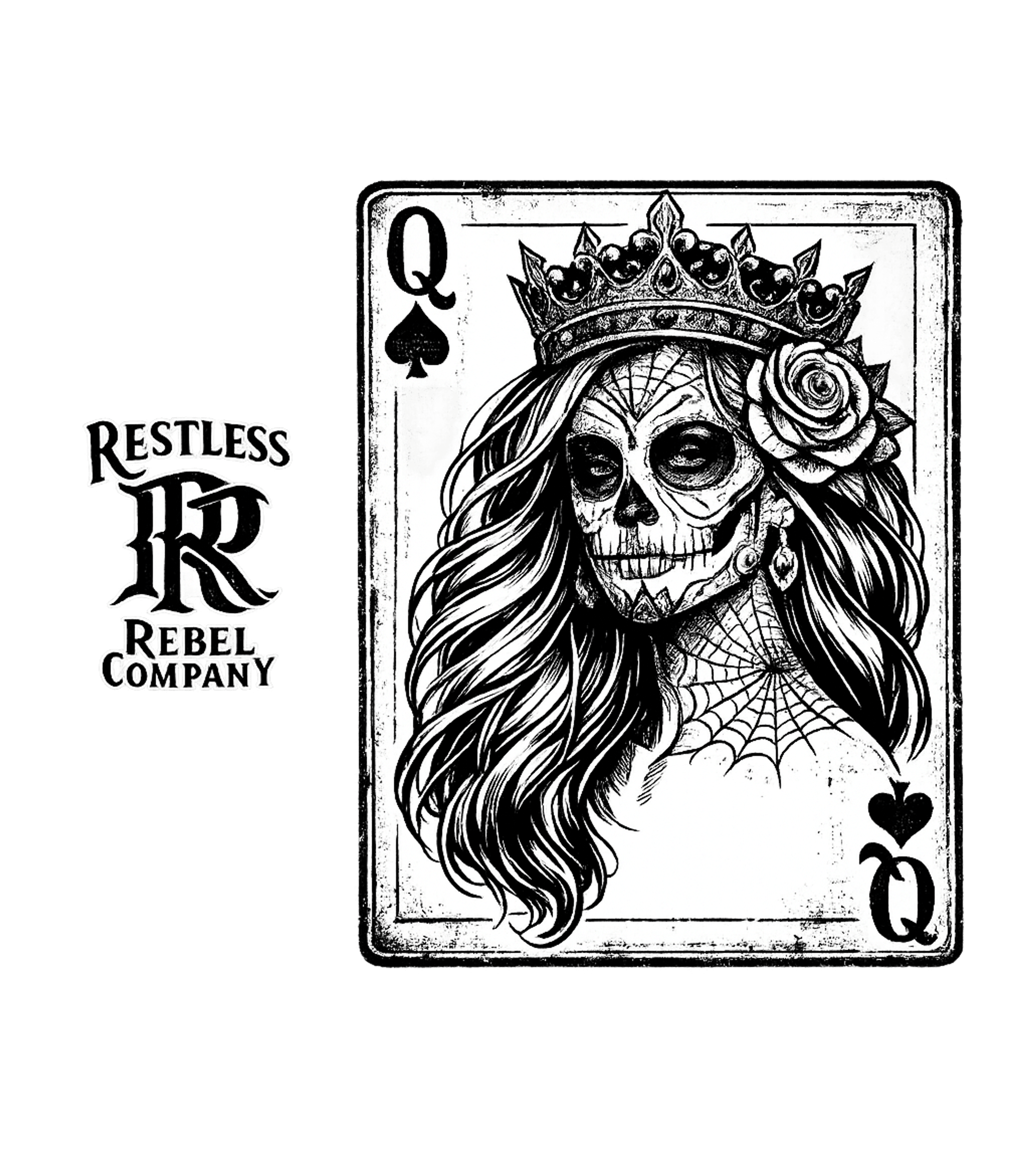 Sugar Skull Queen Card