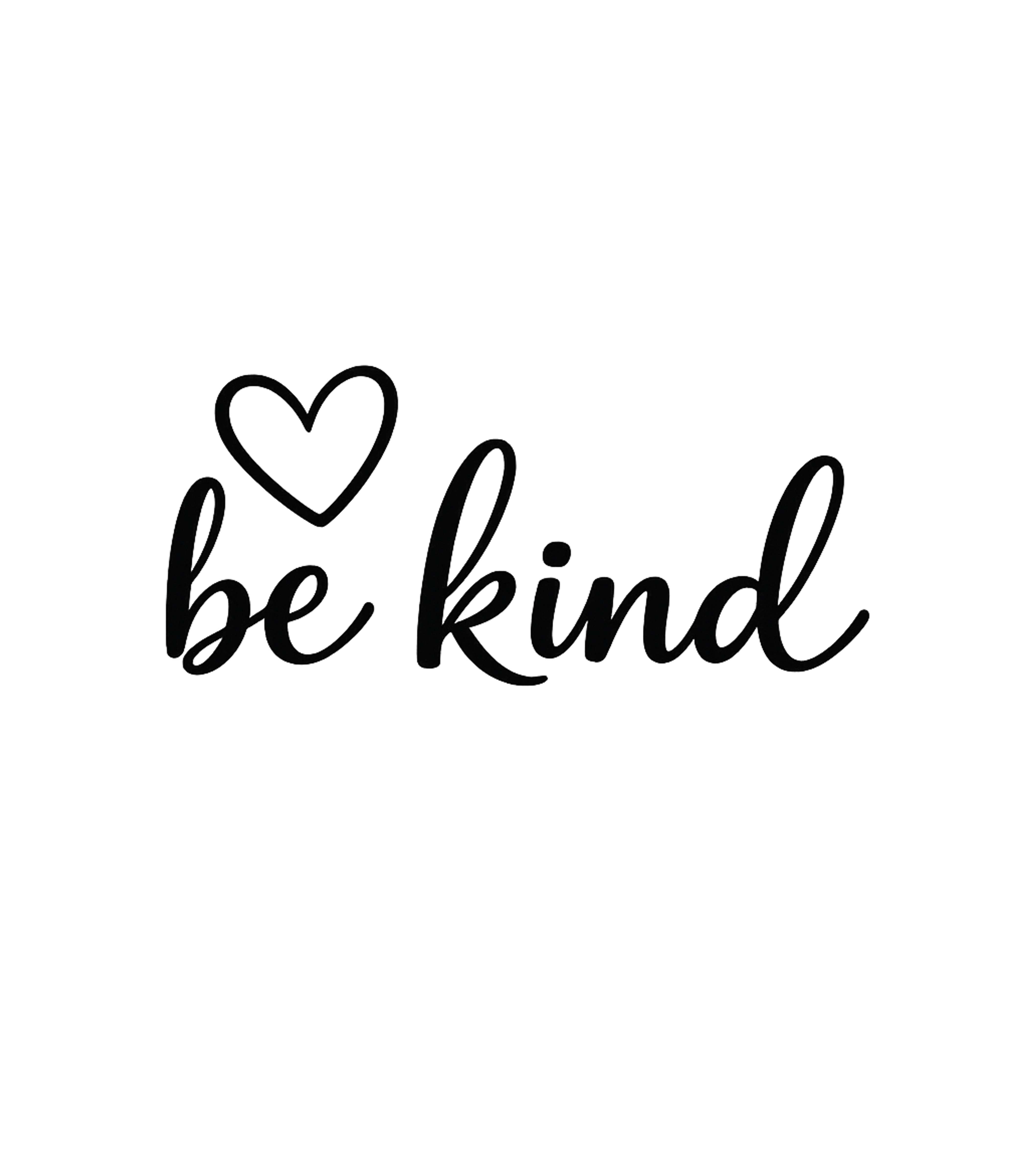 Be Kind Heart Message