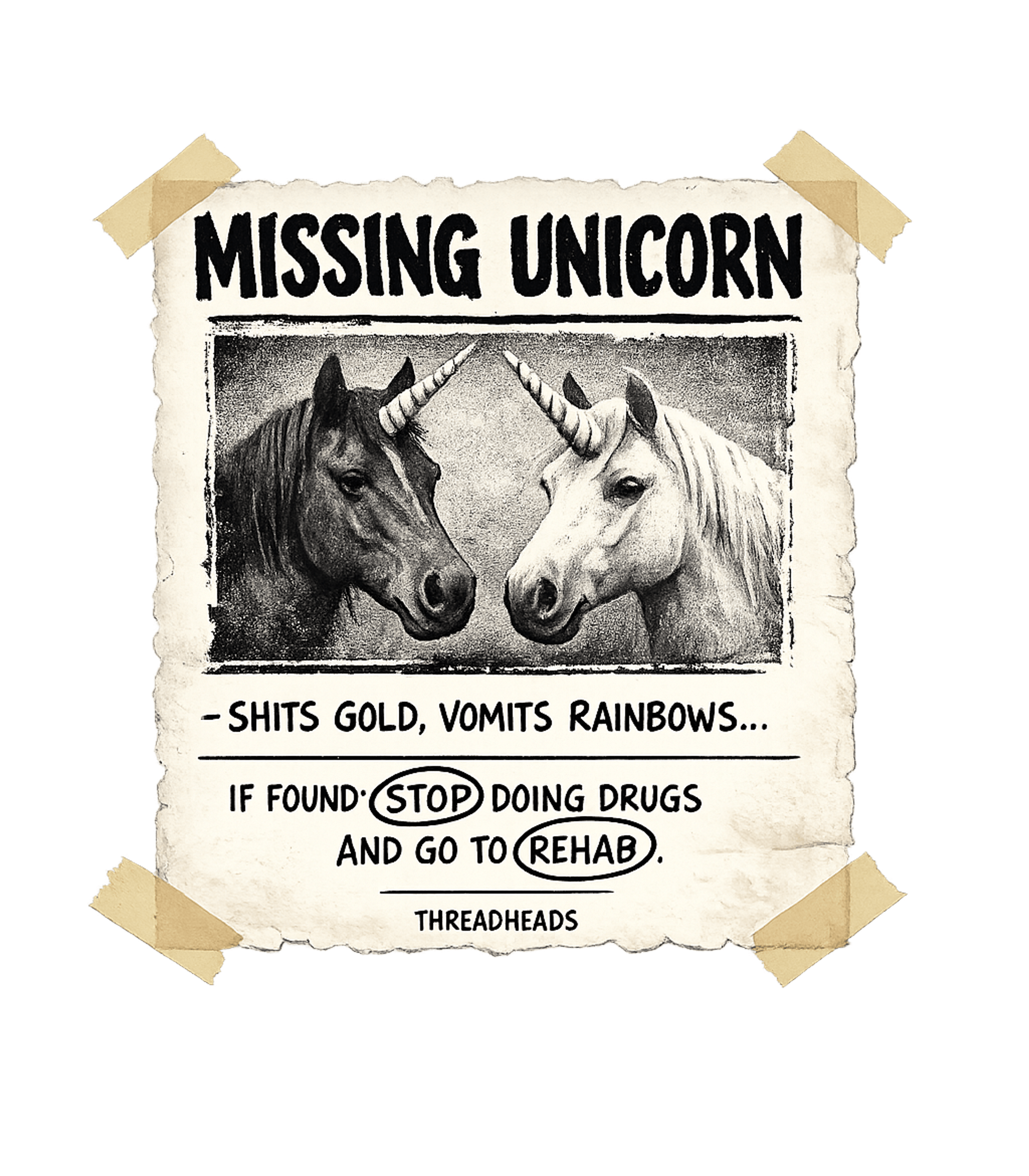 Missing Unicorn T-Shirt