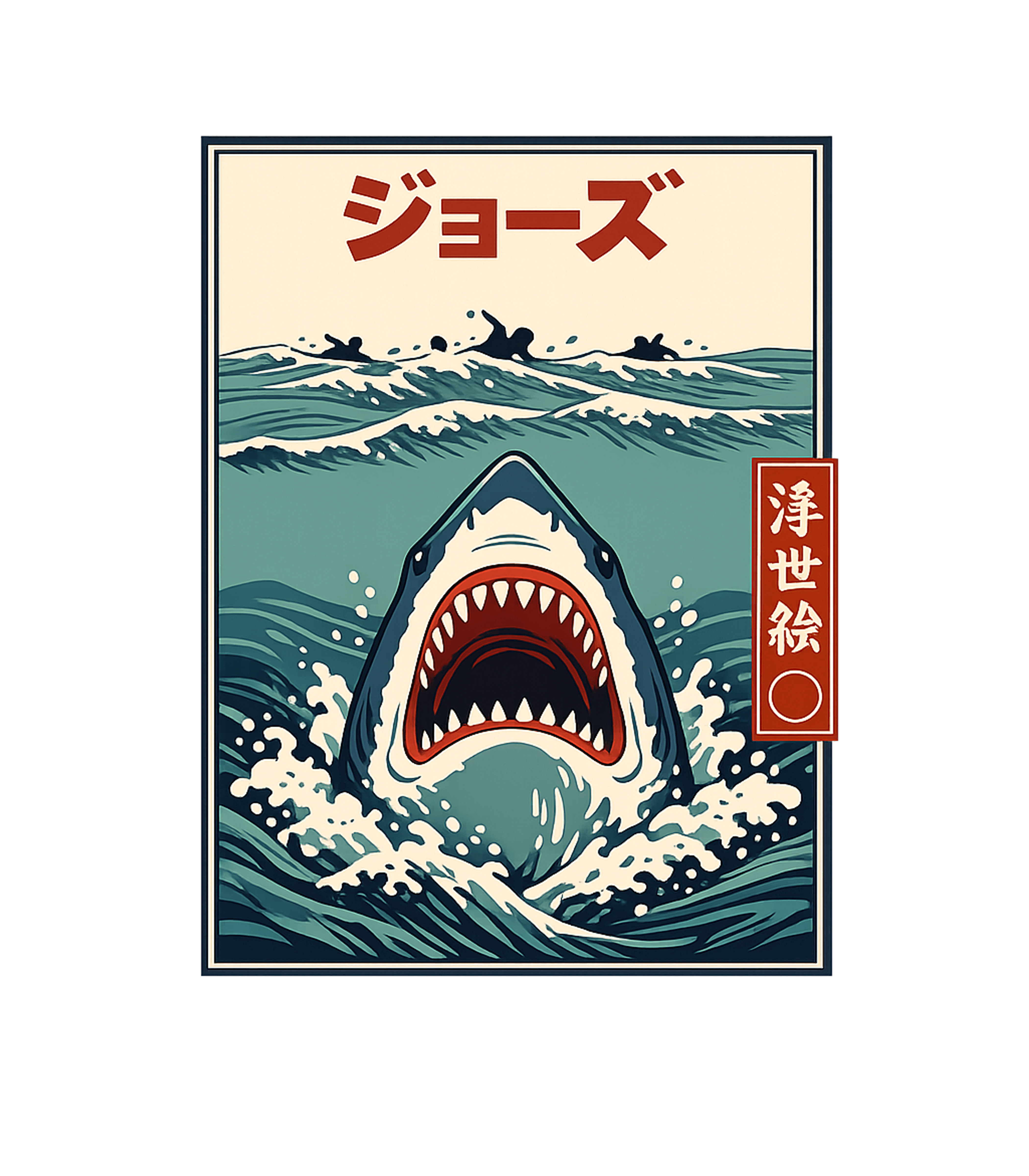 Jaws Ukiyo-e Shark