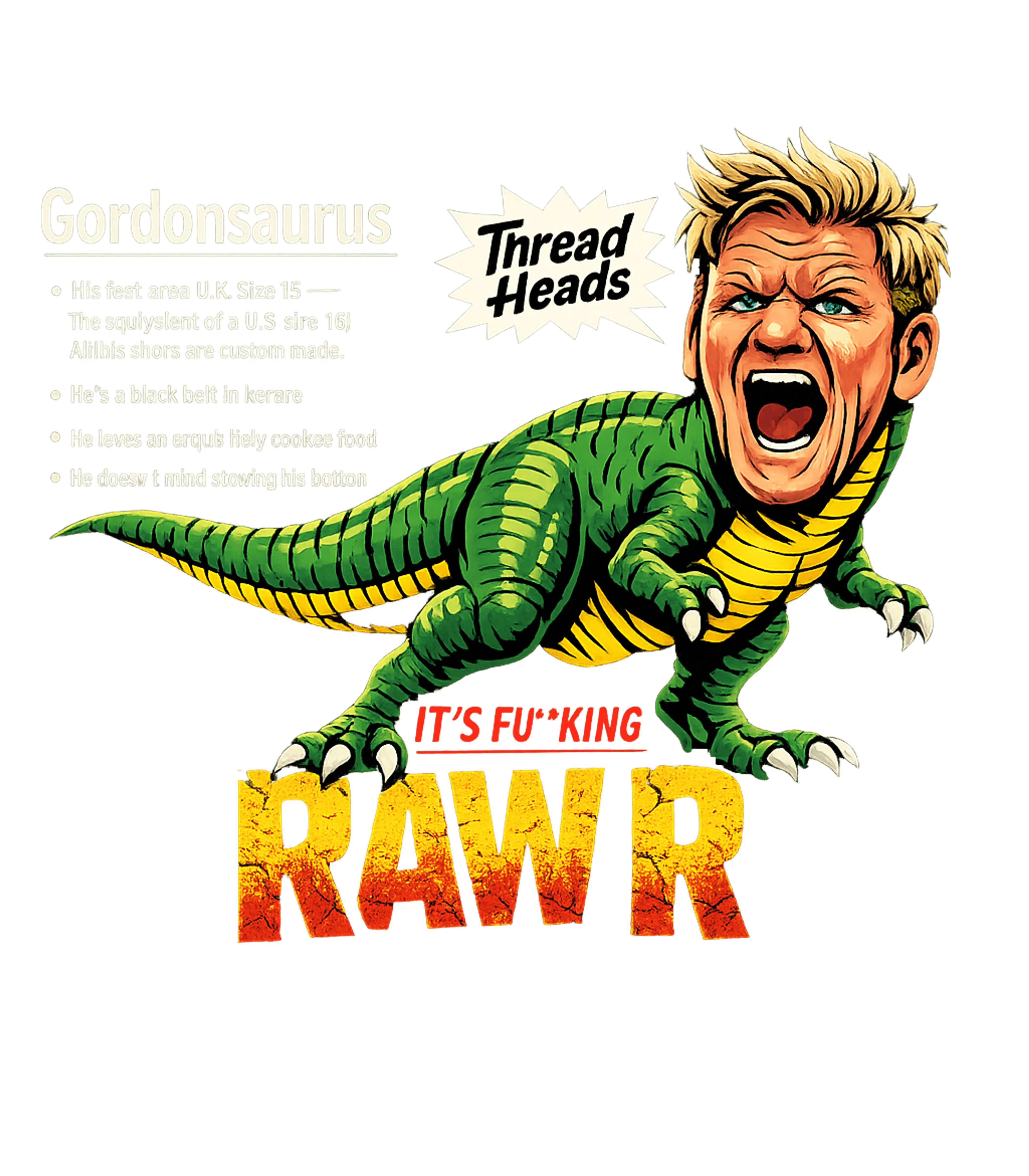 Gordonsaurus Rawr Meme