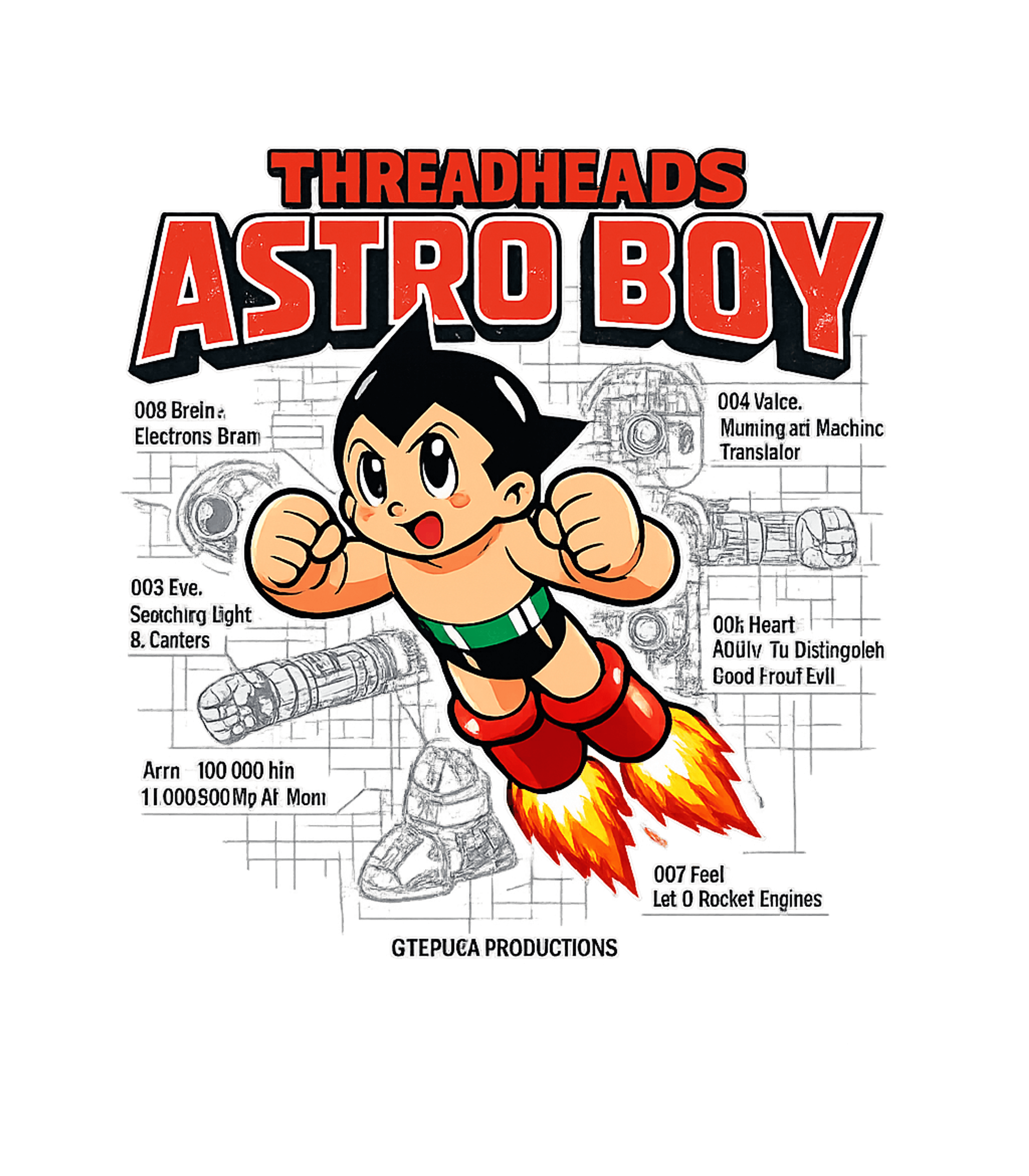 Astro Boy The Atom Project T-Shirt