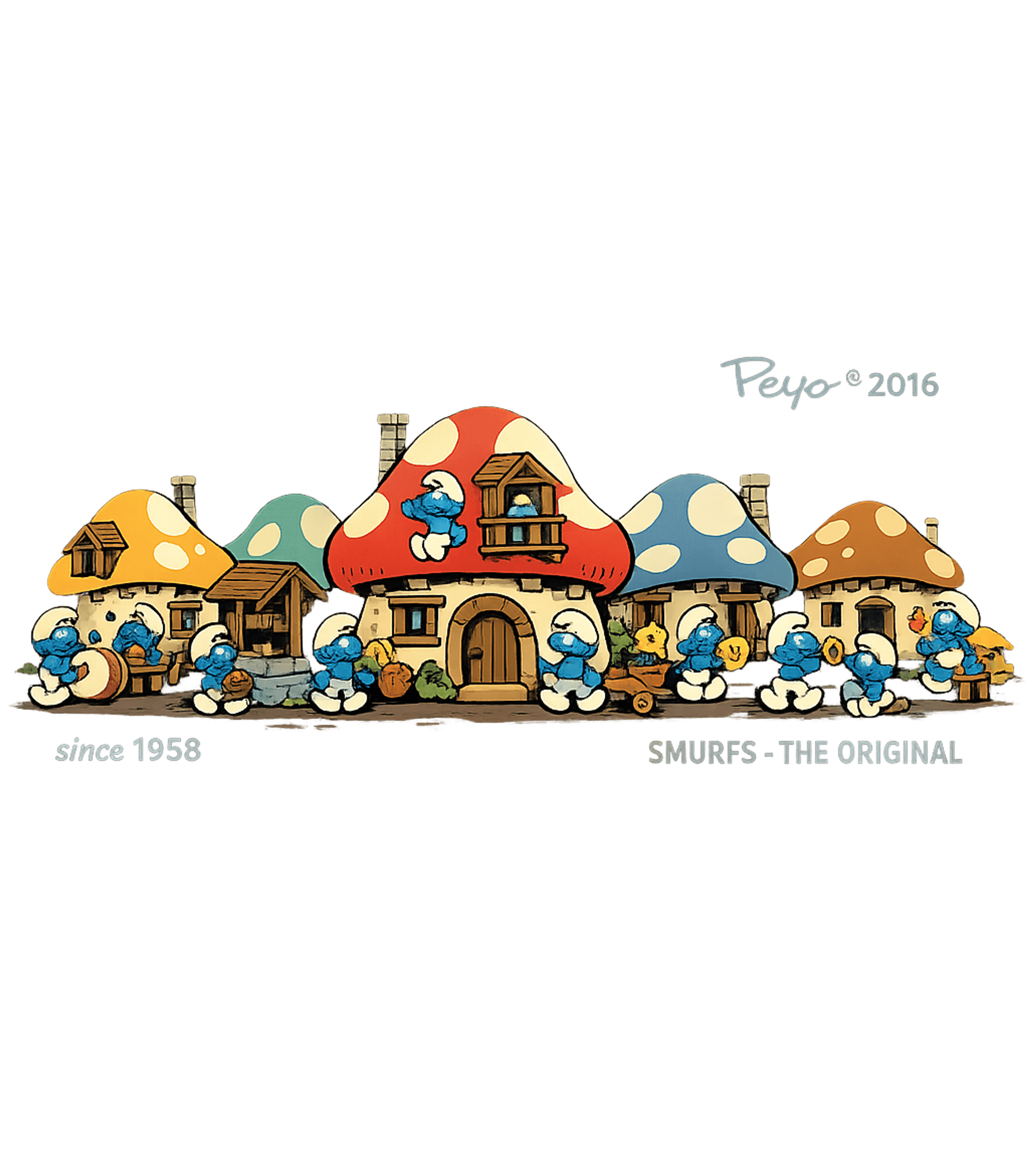 Original Smurfs Village
