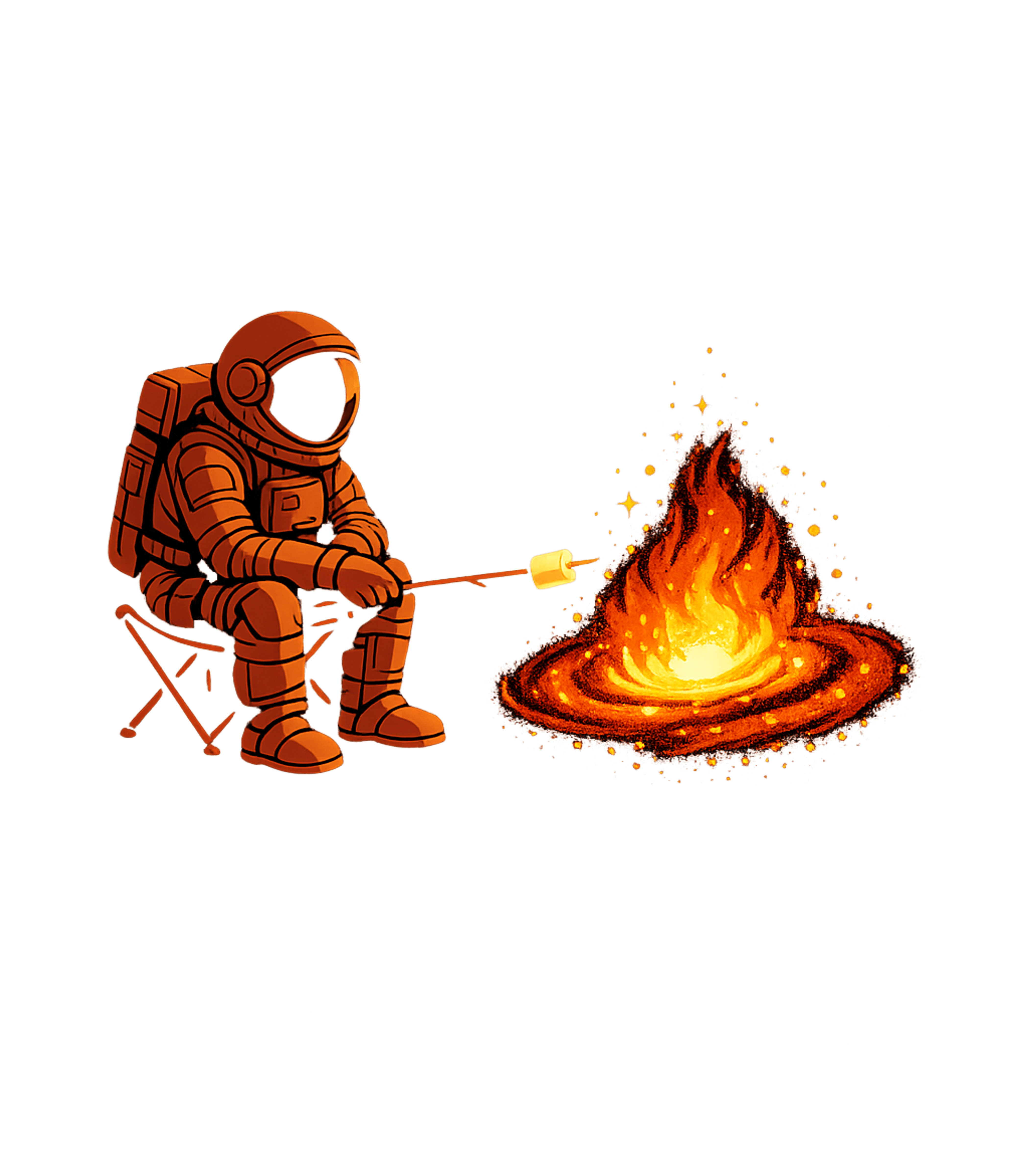 Astronaut Campfire S'mores