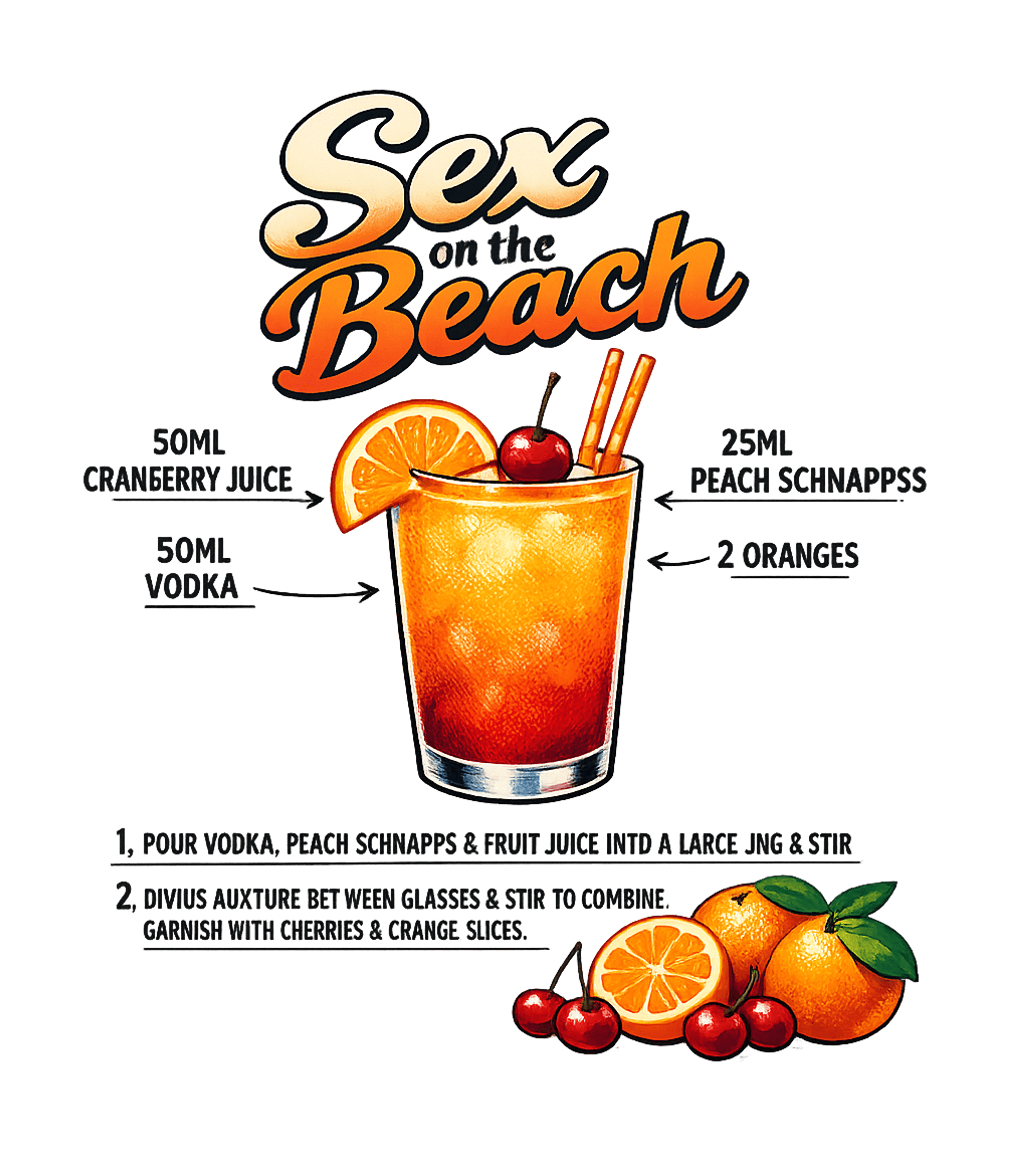 Sex on the Beach Cocktail