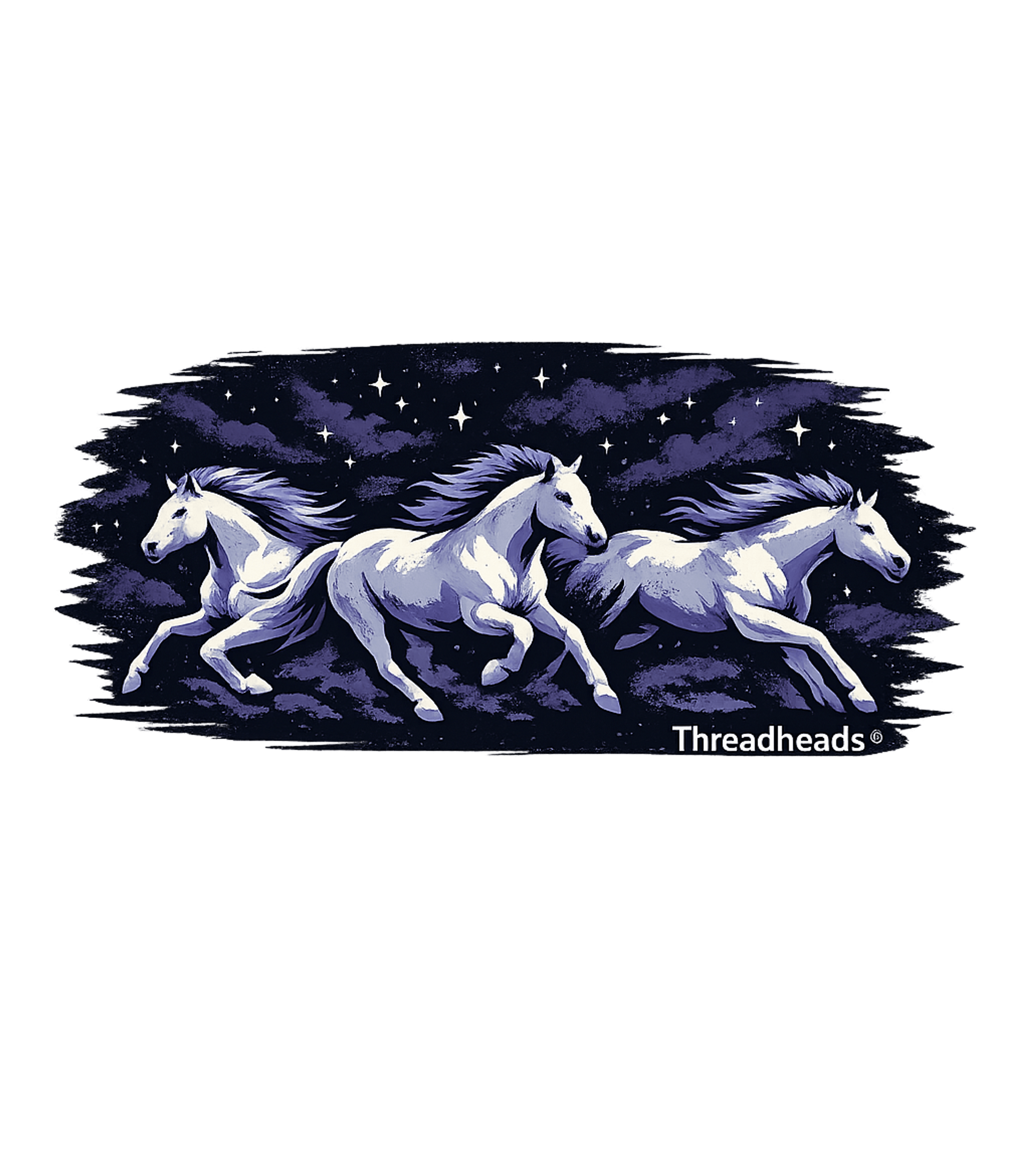 Starry Night Horses