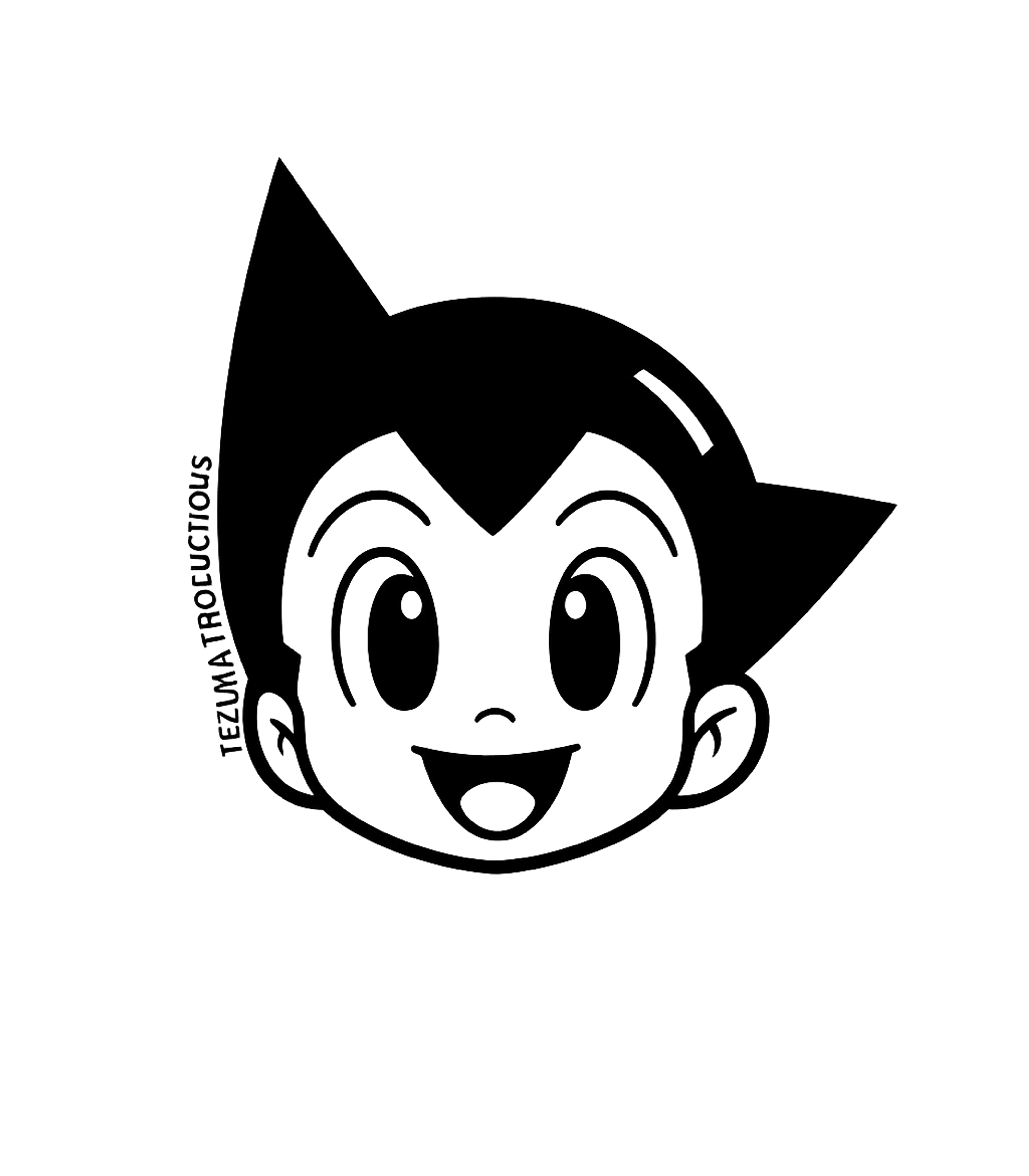 Astro Boy Face Mini Print T-Shirt