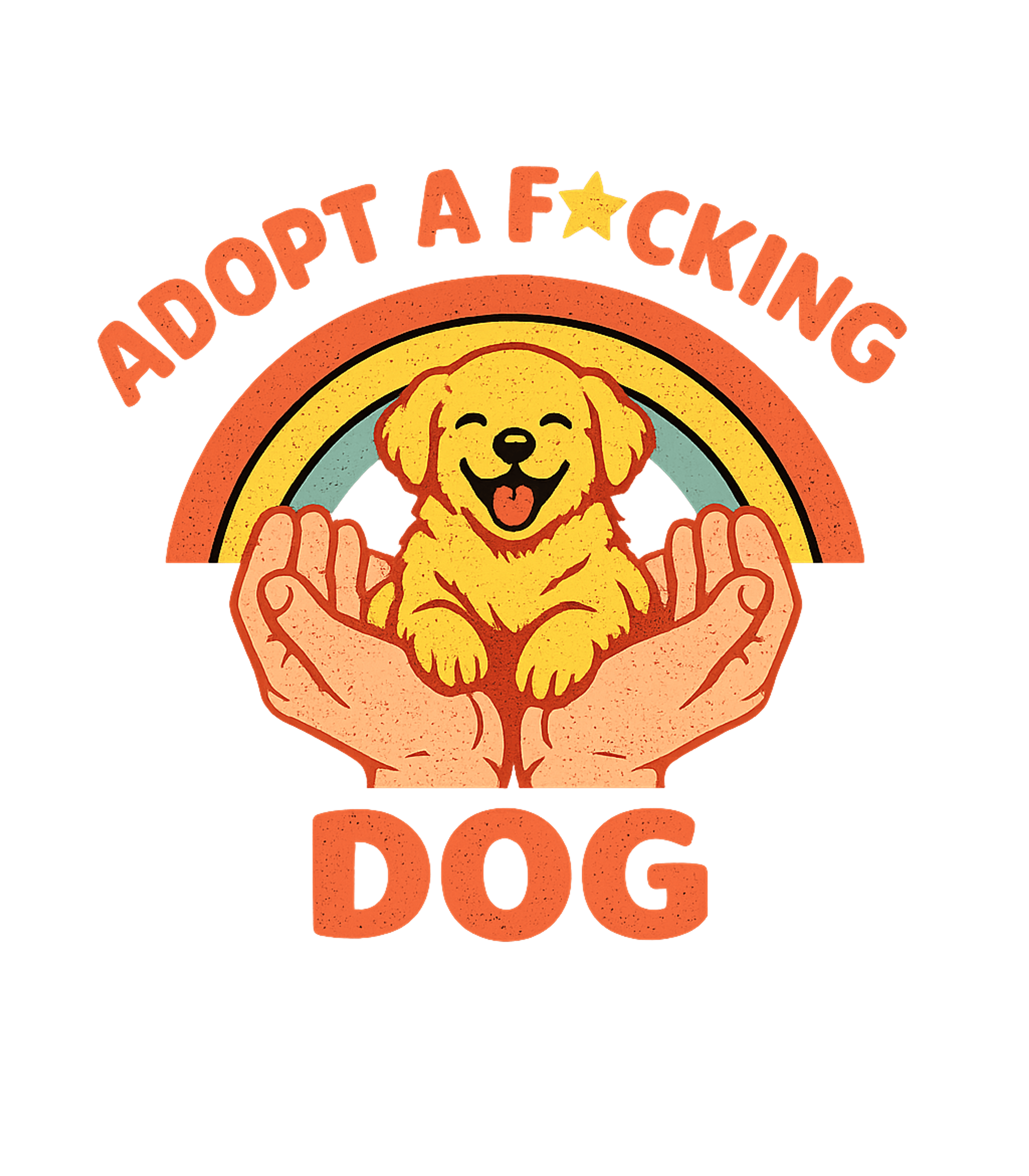 Adopt a F-cking Dog T-Shirt