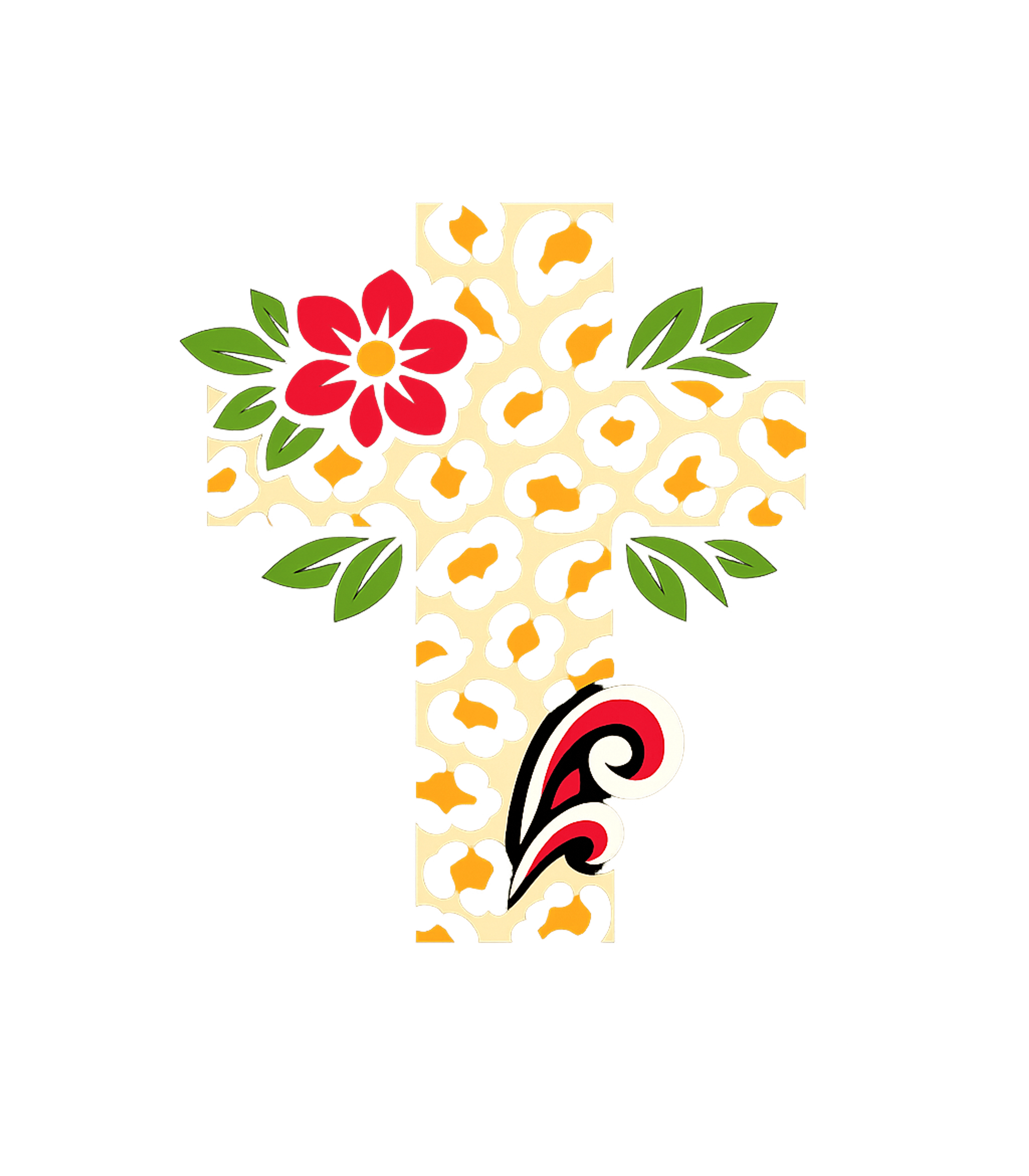 Leopard Print Cross