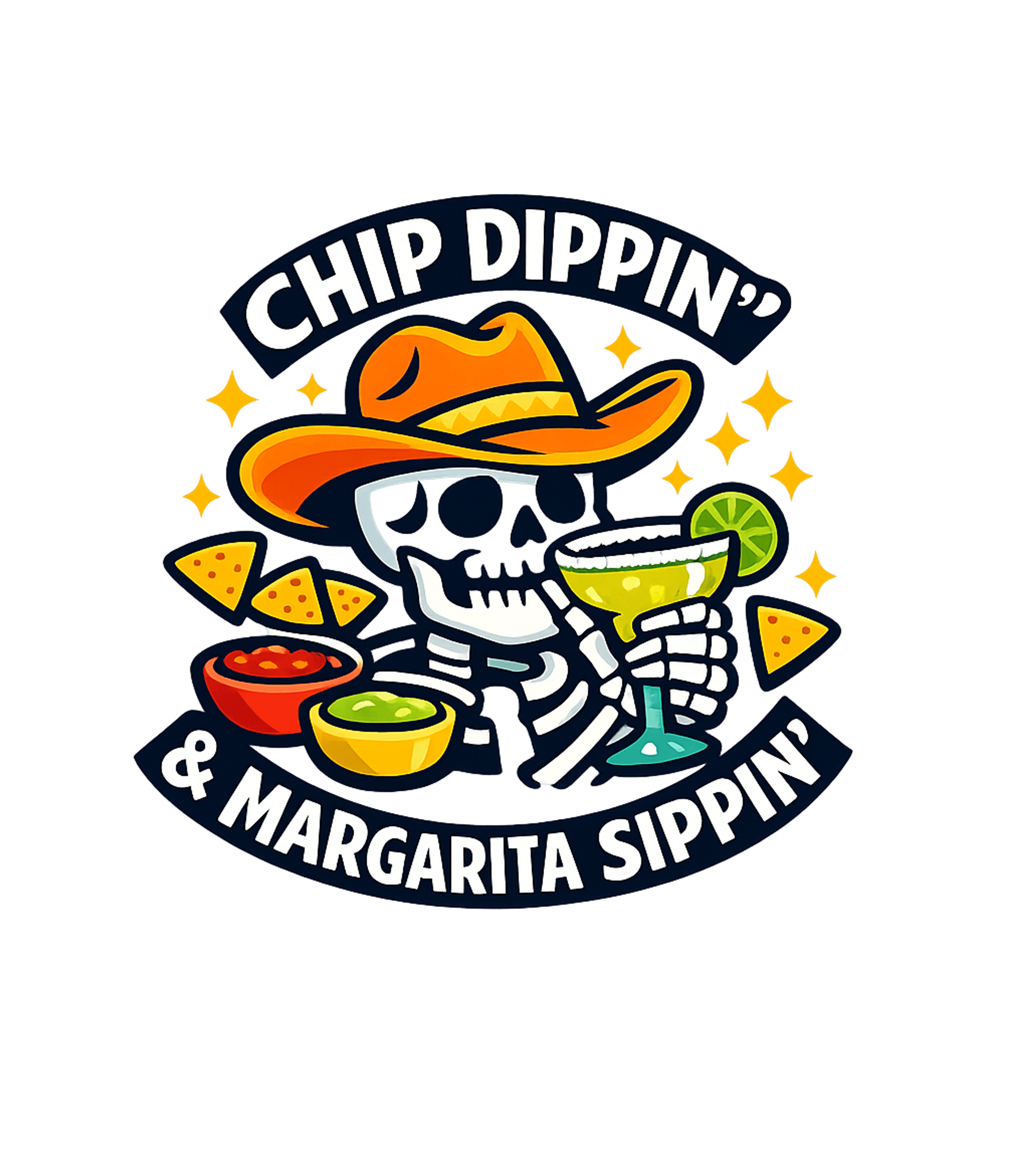 Chip Dippin & Margarita Sippin Graphic Tee