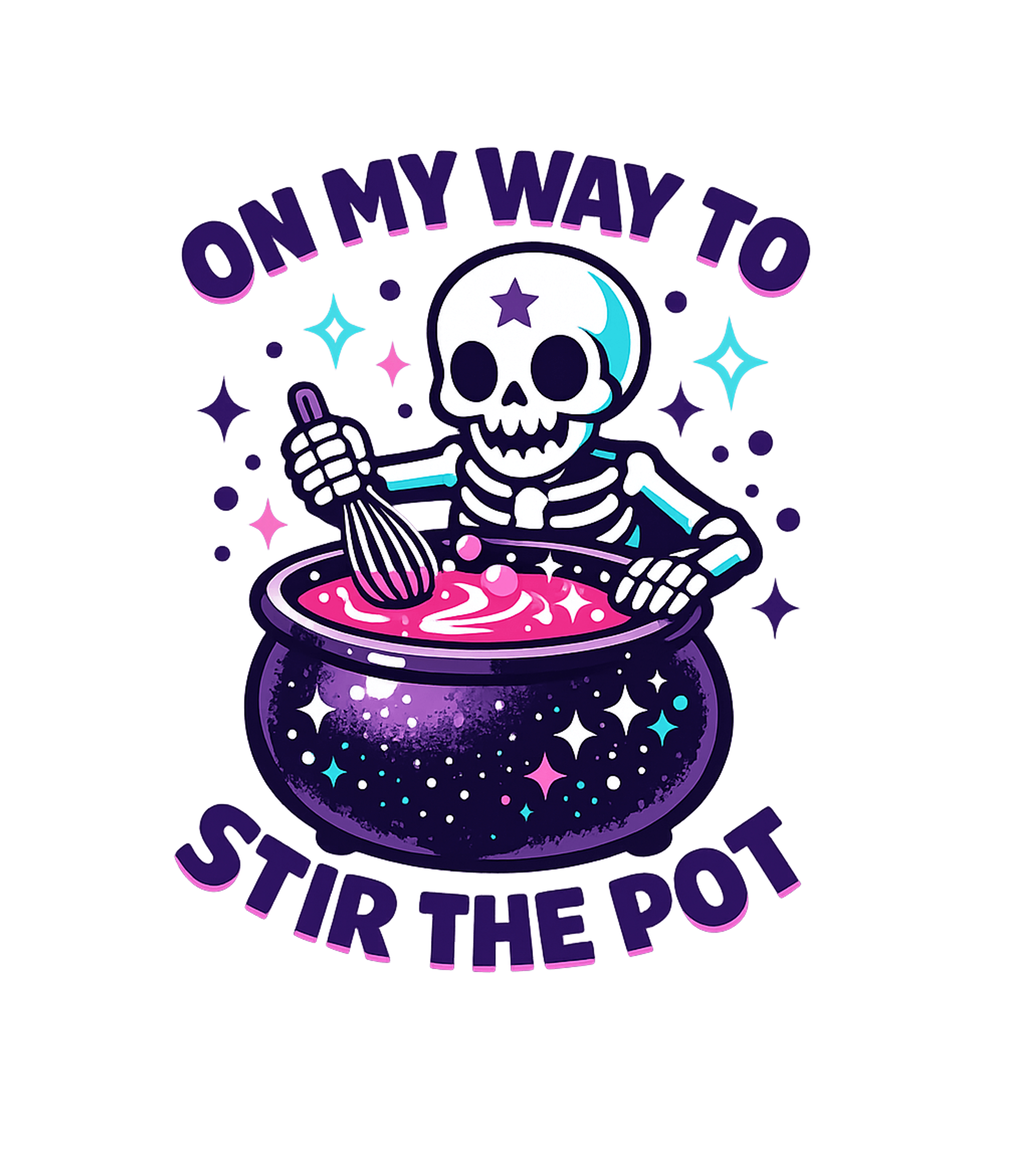 On My Way To Stir The Pot Graphic Tee