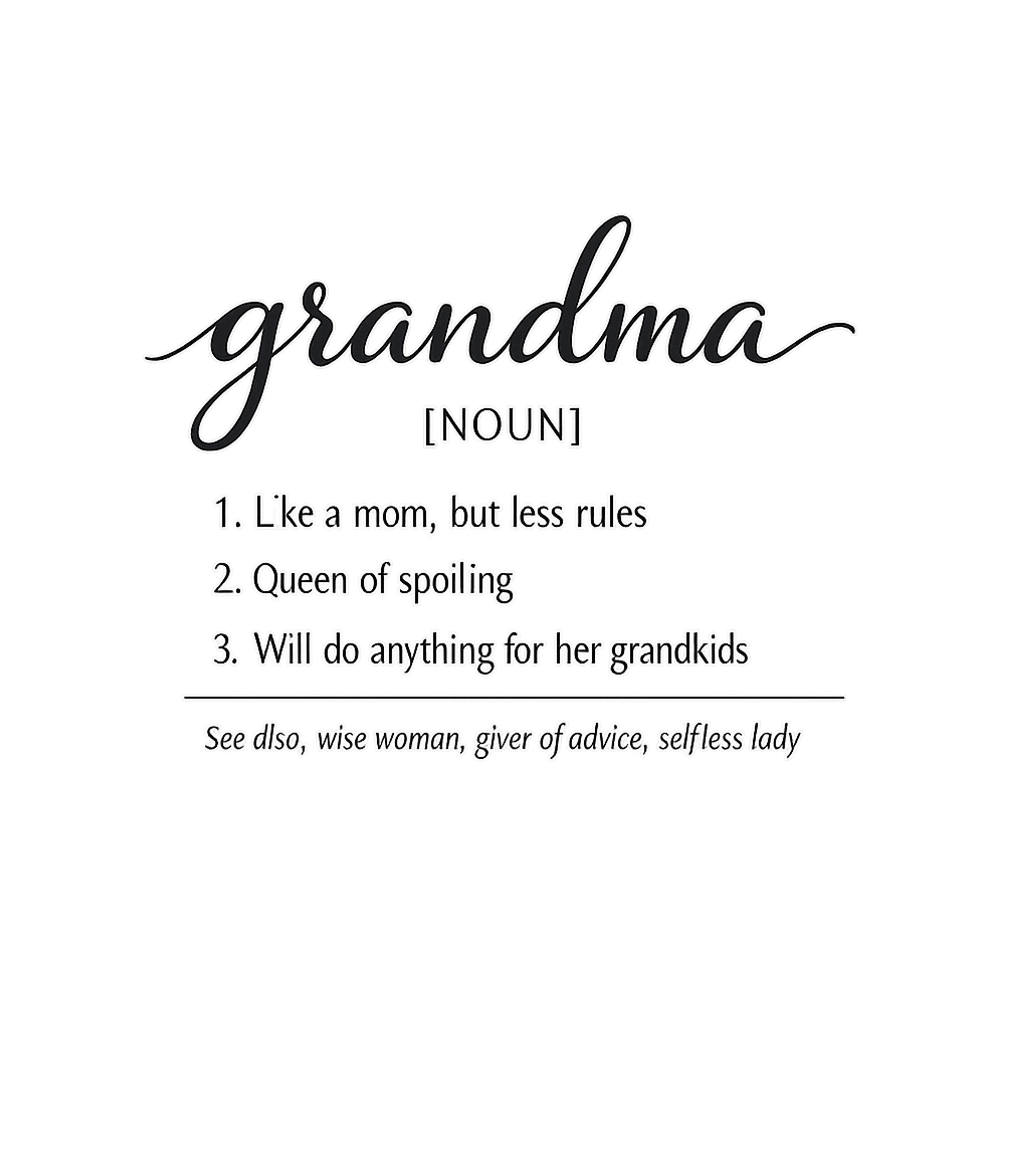 Grandma Definition Graphic Tee
